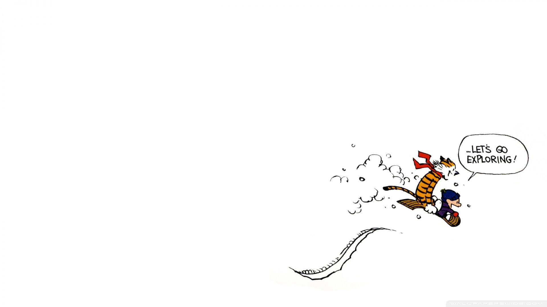 1920x1080 Calvin And Hobbes Exploring Ultra HD Desktop Background Wallpaper