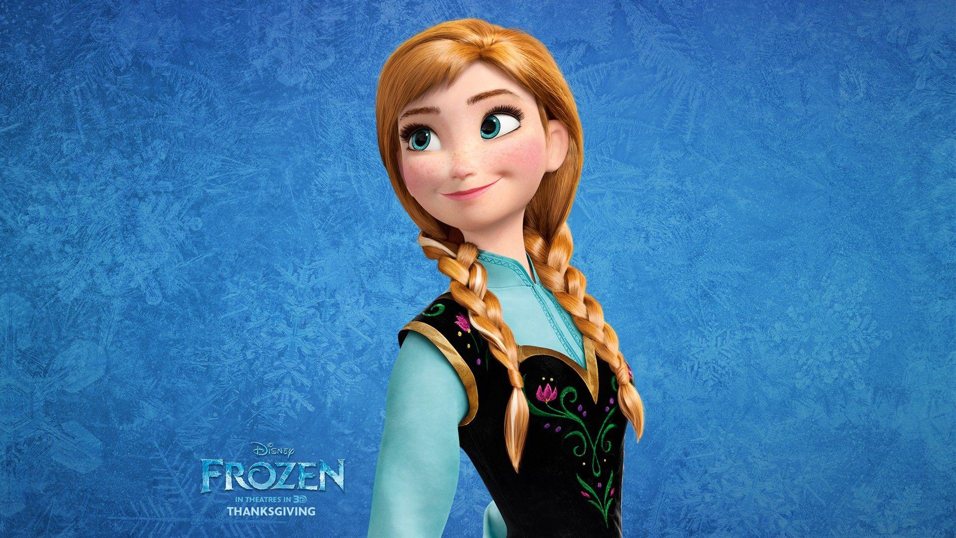 1920x1080 Princess Anna Frozen Movie Wallpaper