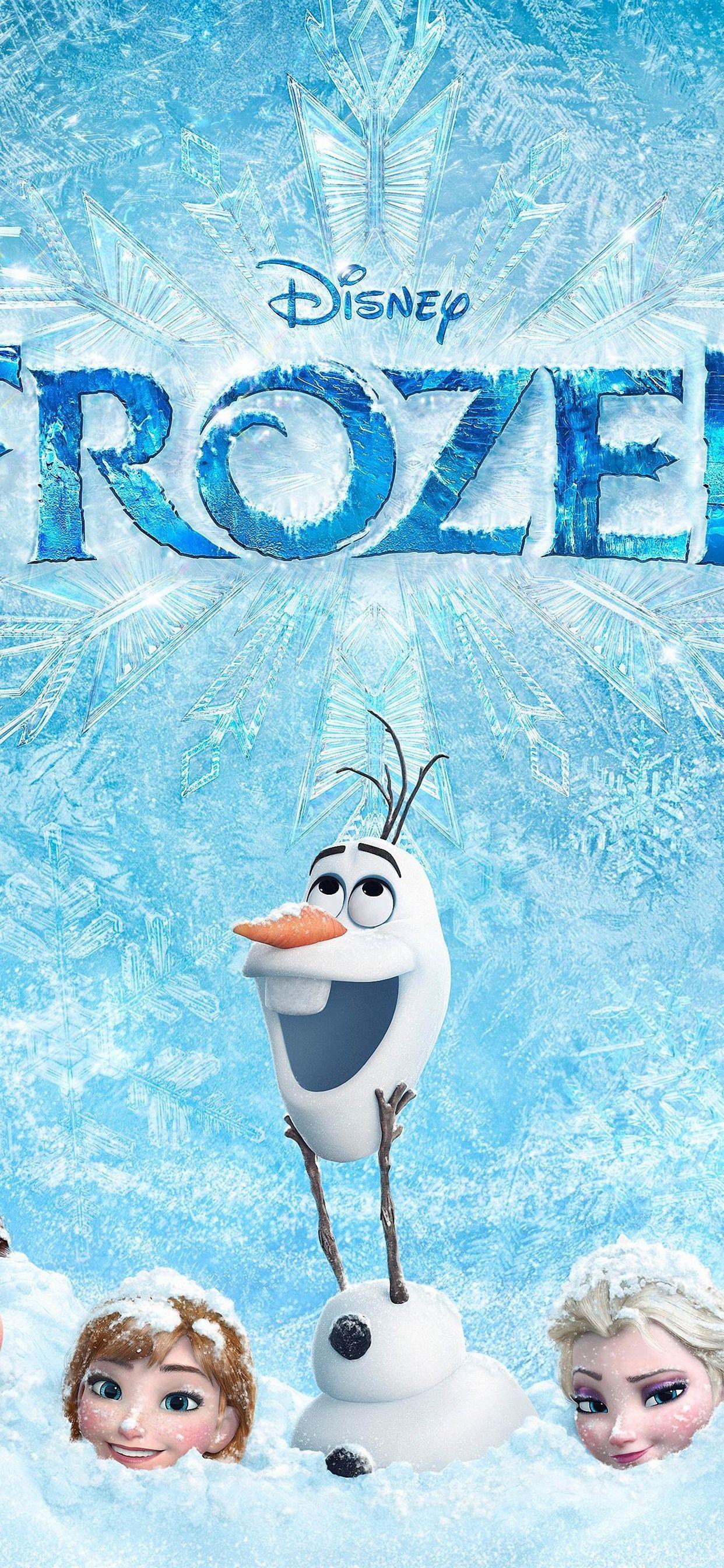 1242x2688 iPhone Wallpaper Frozen, Thick Snow, Cartoon Movie
