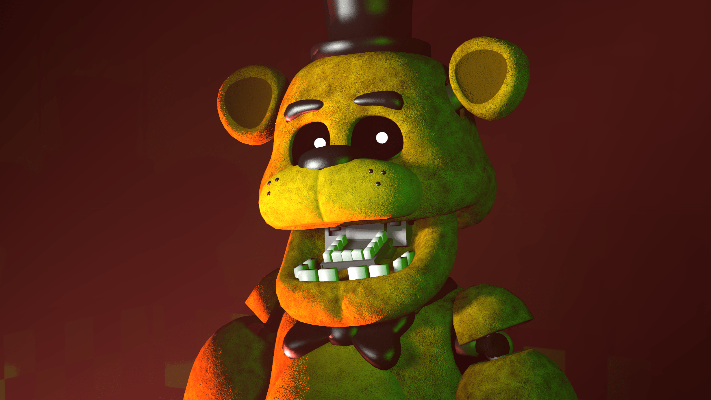 2460x1383 Golden Freddy Wallpaper
