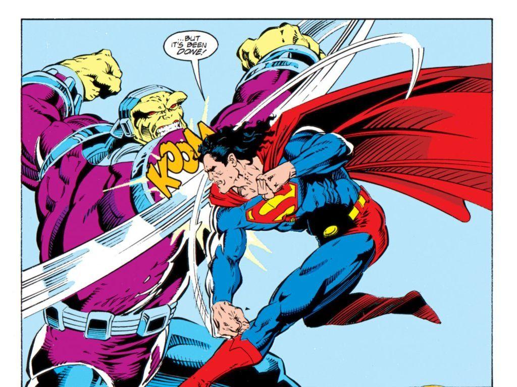 1024x768 Has Superman ever fought Thanos?