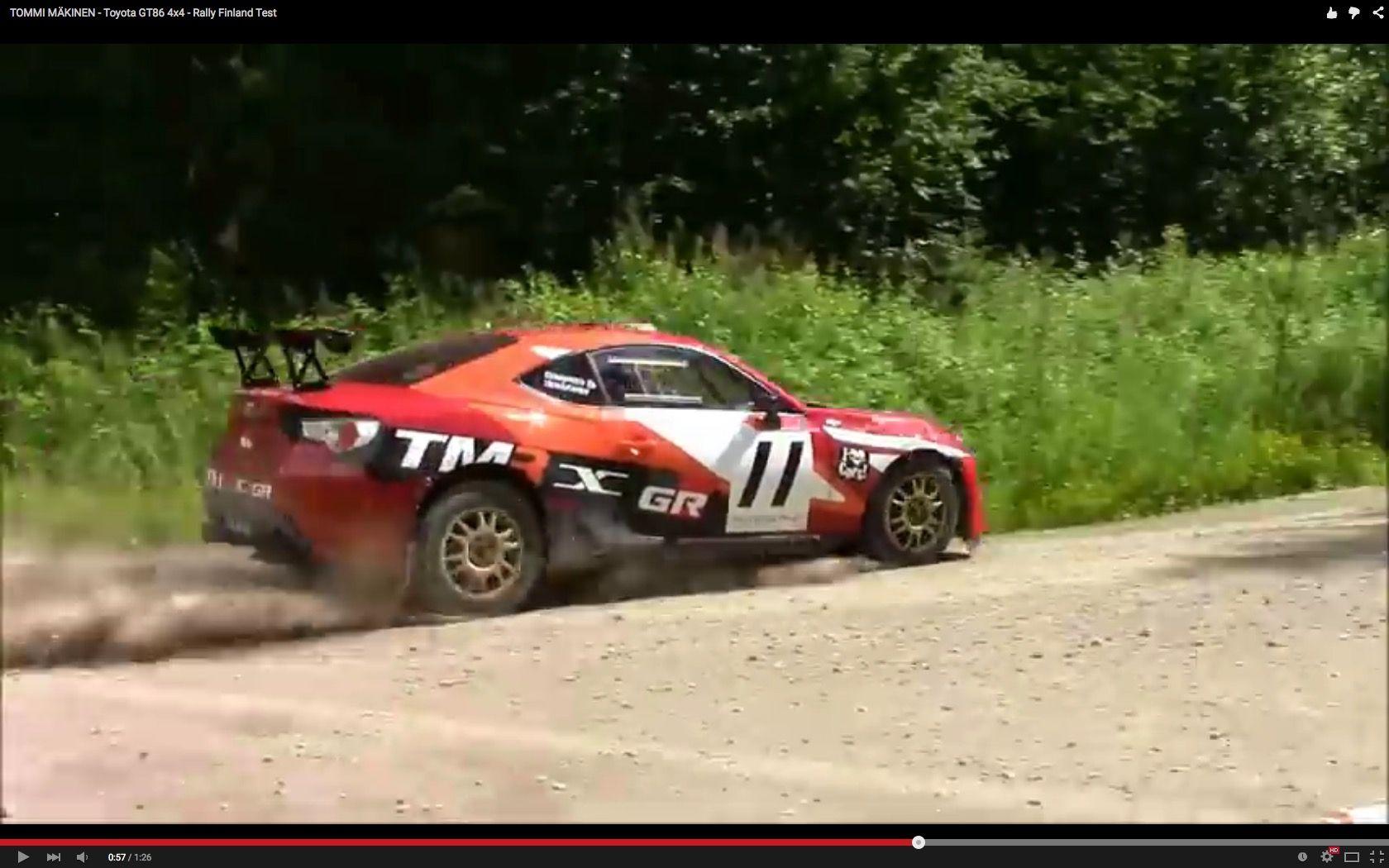 1680x1050 Tommi Makinen Takes A Rally Spec Toyota GT86 4X4 For A Spin