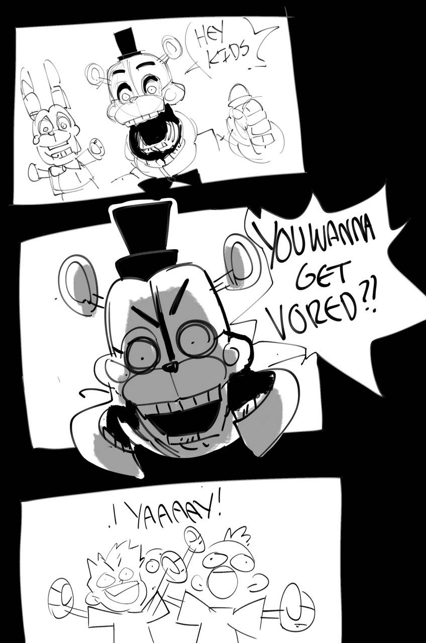 848x1280 Funtime Freddy vore wallpaper