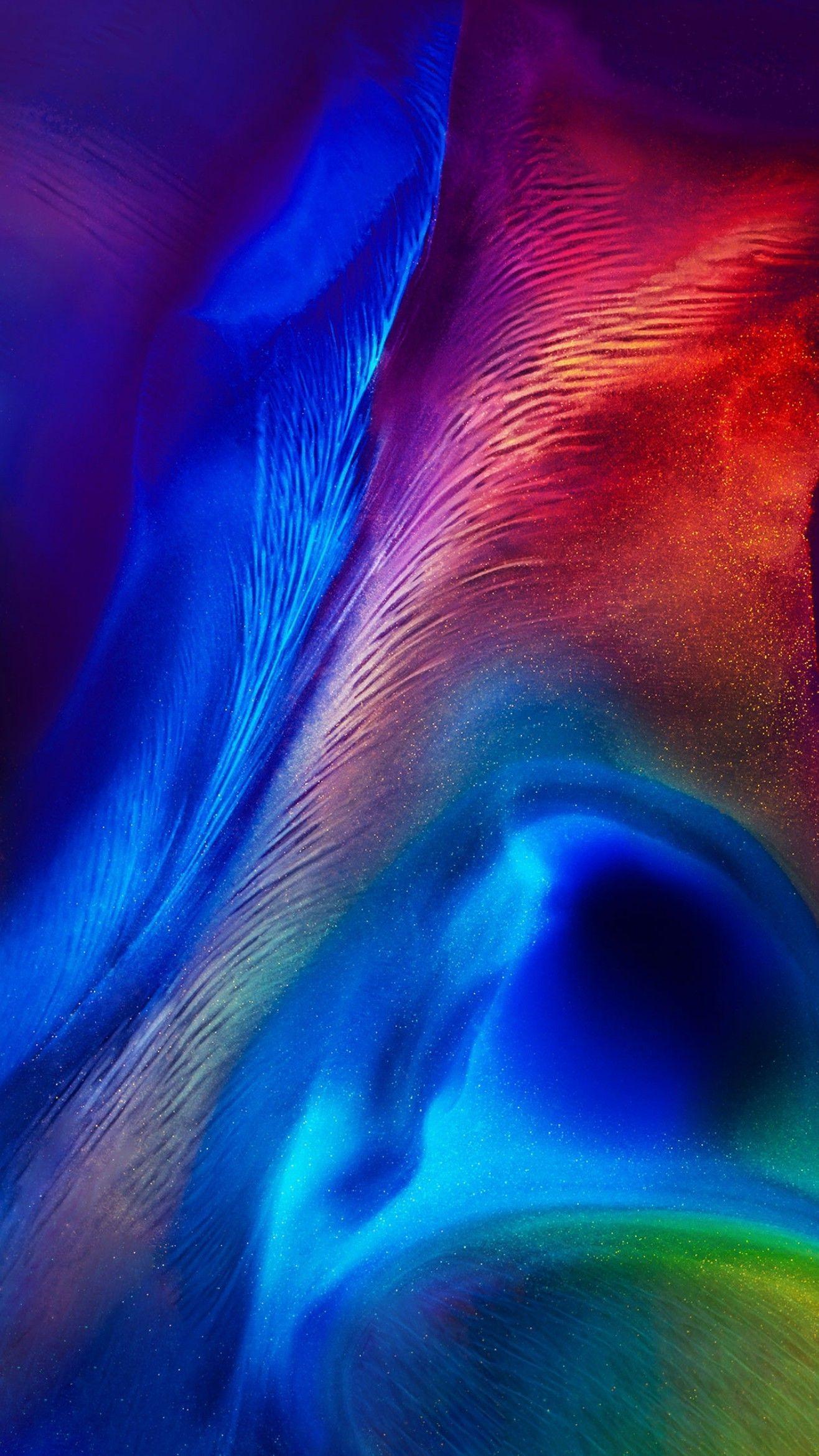 1316x2340 Ethereal Magic Blue Wallpaper