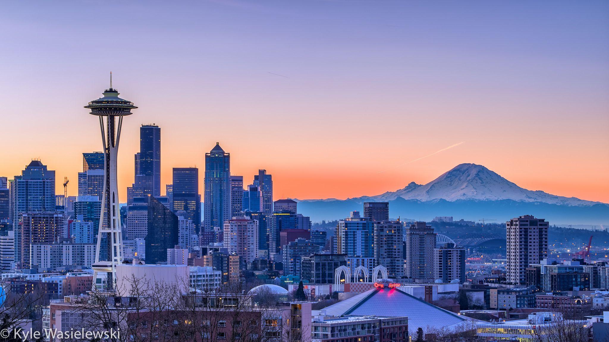 Seattle Skyline Wallpapers Top Free Seattle Skyline Backgrounds 