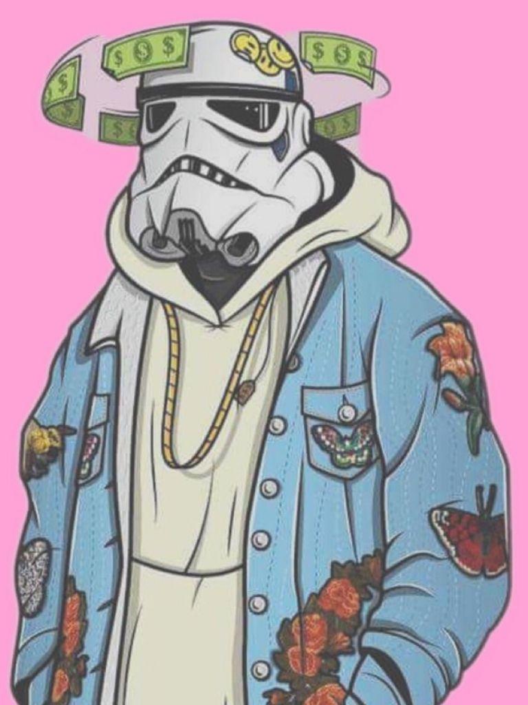 768x1024 Free download Supreme Cartoon Graffiti Wallpaper Top Supreme