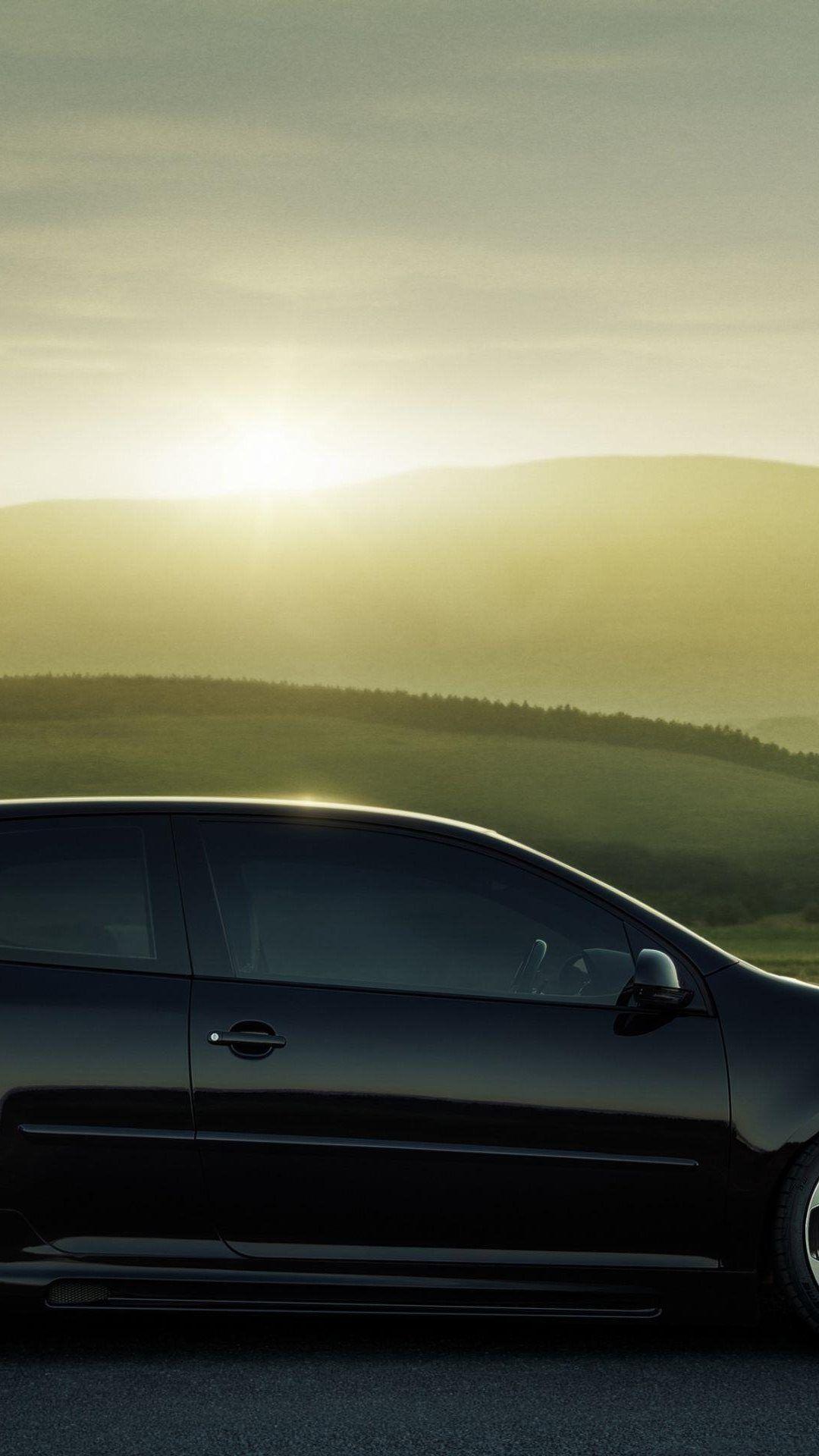 1080x1920 Volkswagen Golf 4 Green Field Android Wallpaper free download