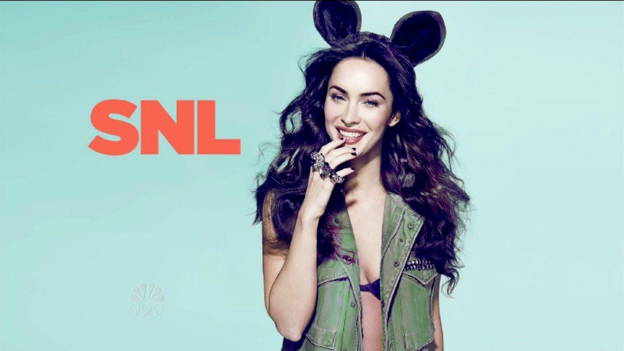 1244x700 Brunettes women Megan Fox actress celebrity smiling Saturday Night