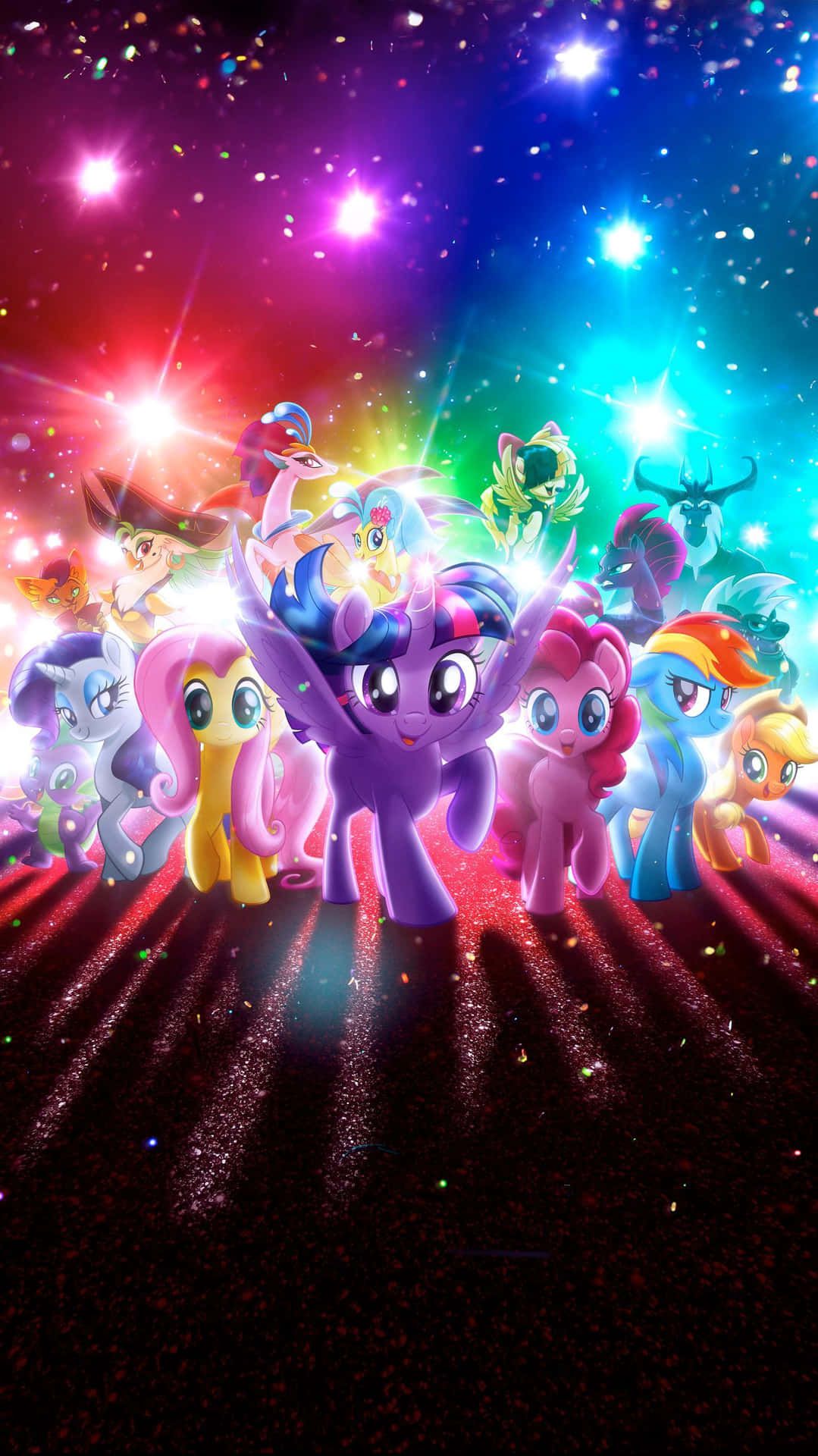 1079x1920 Download Take your favorite My Little Pony characters with you when you rock this slim phone Wallpaper