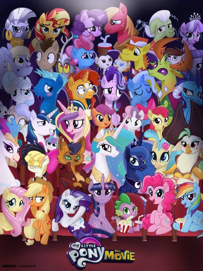 774x1033 Movie My Little Pony The Movie (Fan Made Poster)