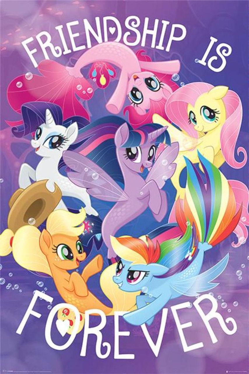 854x1280 My Little Pony Movie Friendship is Forever Cool Wall Decor Art Print Poster 36x24