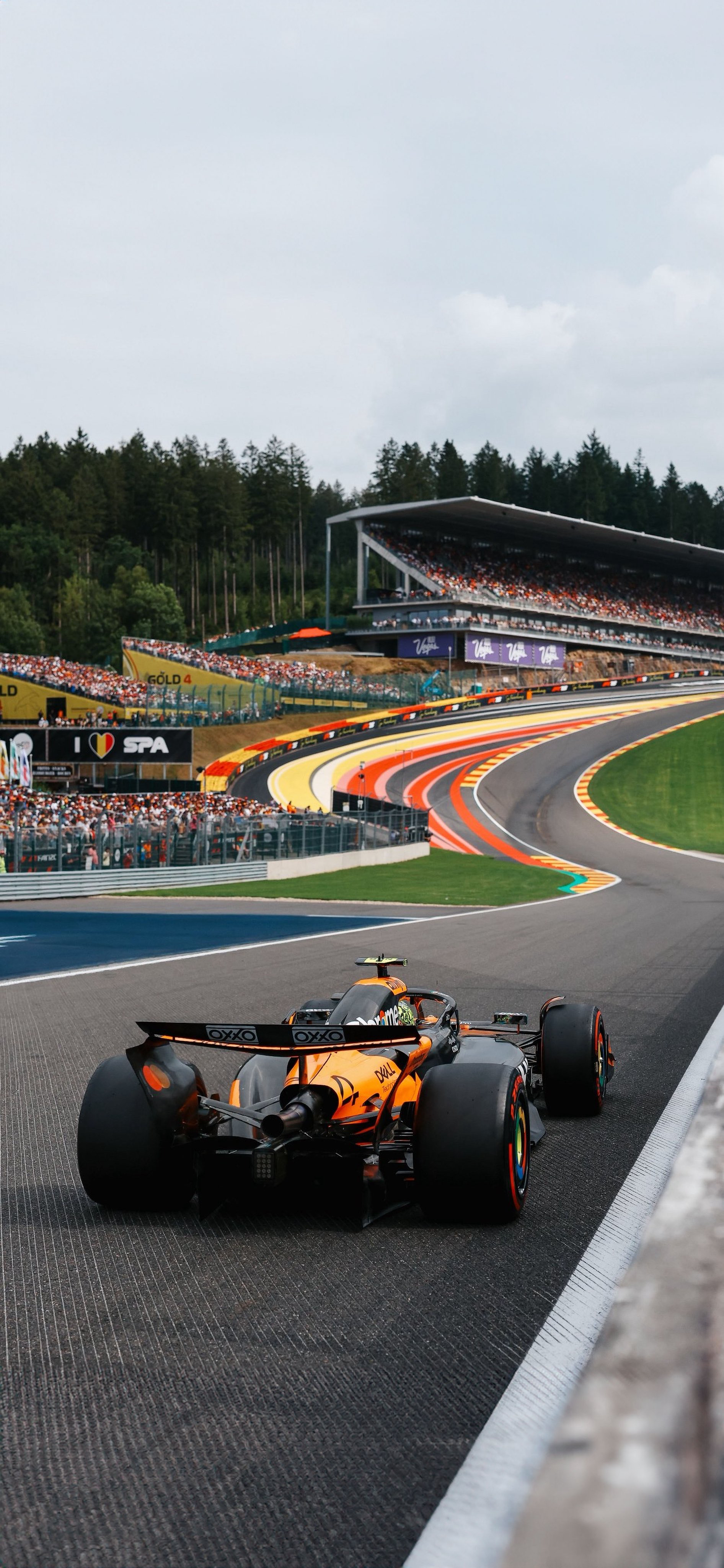 1892x4096 F1 McLaren Papaya Orange wallpaper for iPhone