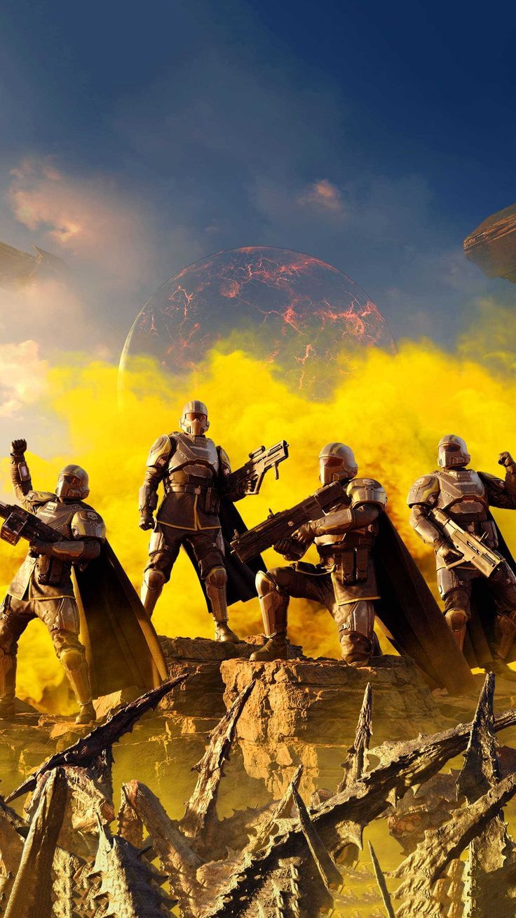 736x1308 Helldivers 2 Wallpaper
