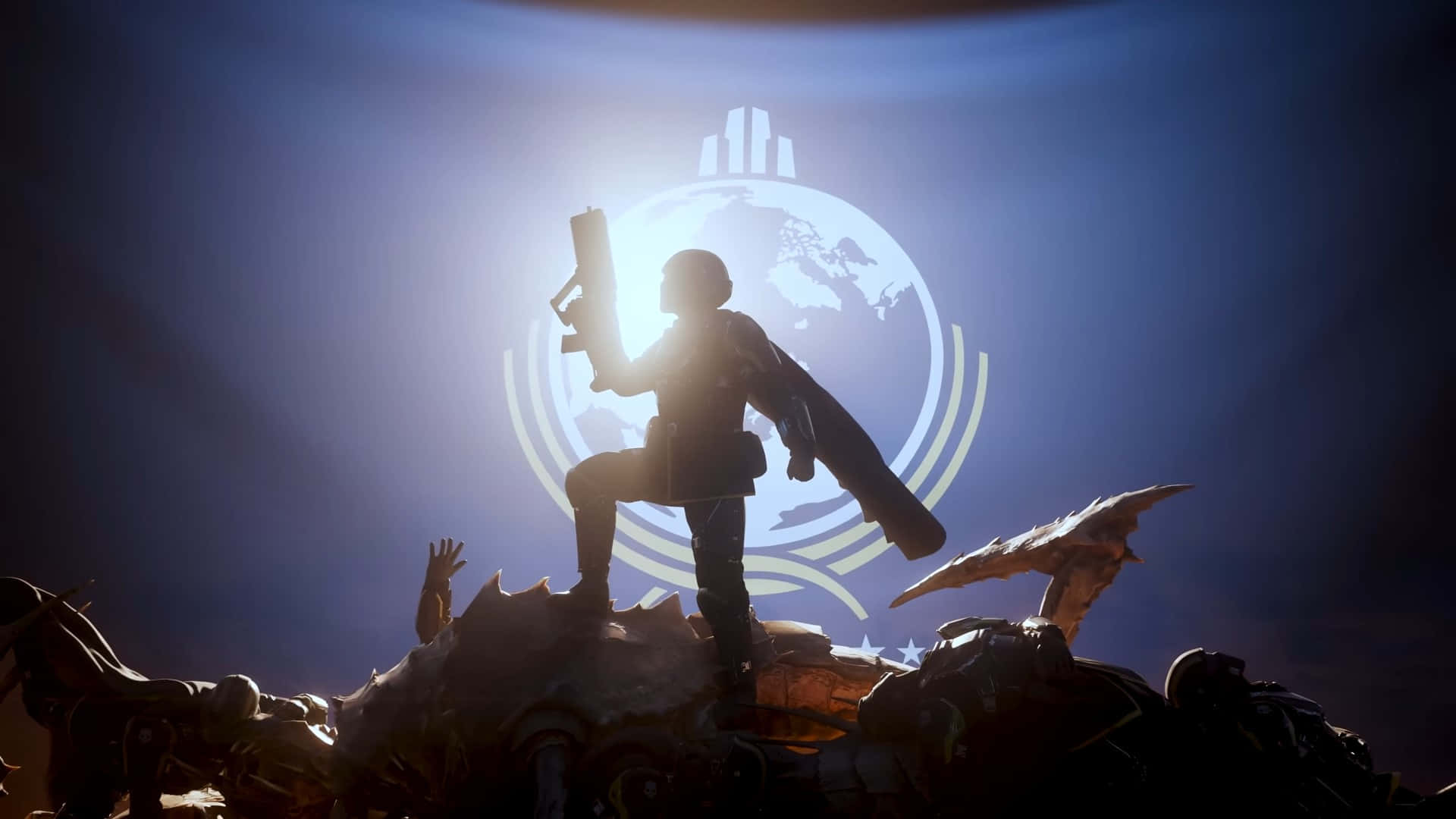 1920x1080 Download Helldivers Victory Pose Wallpaper