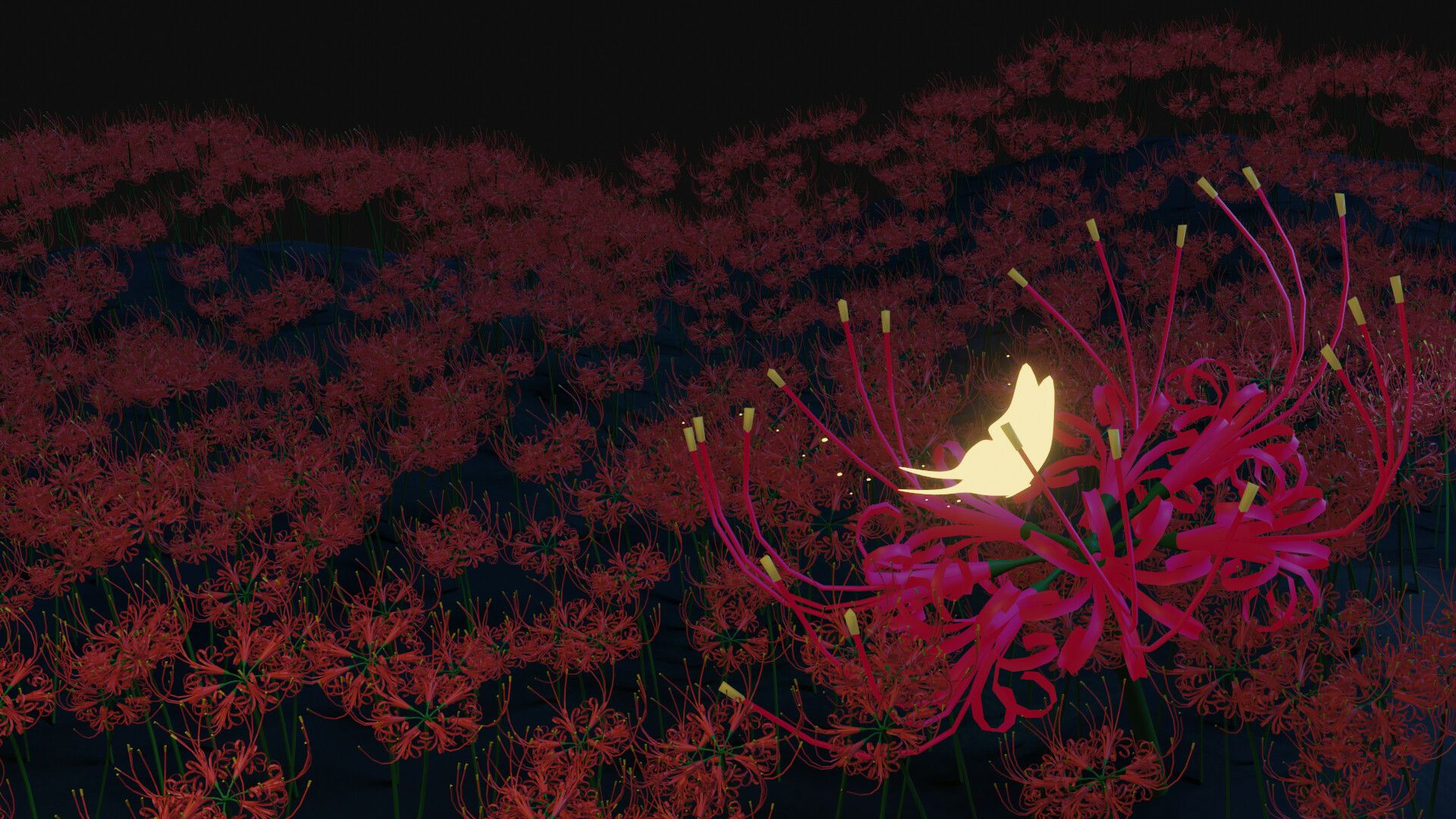 1920x1080 Spider Lily