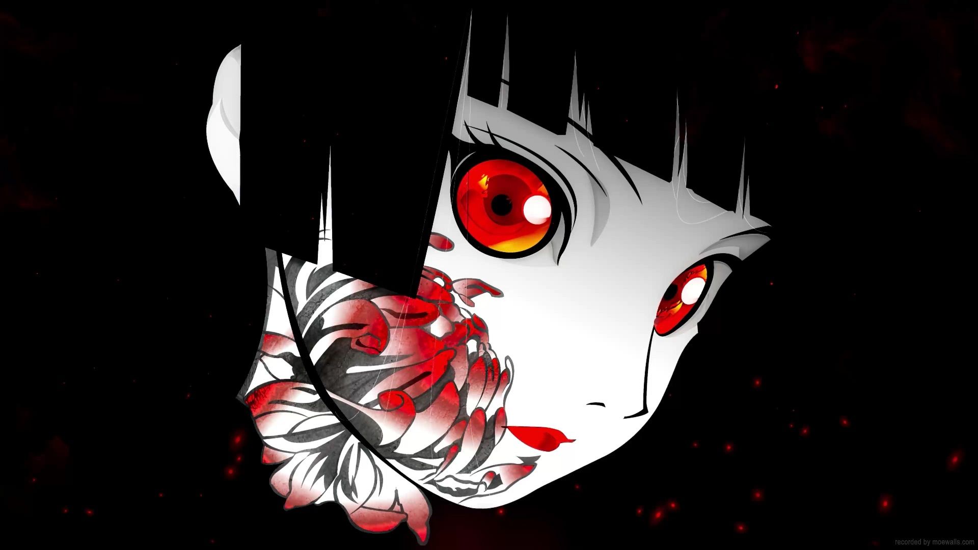 1920x1080 Ai Enma Red Spider Lily Jigoku Shoujo Live Wallpaper