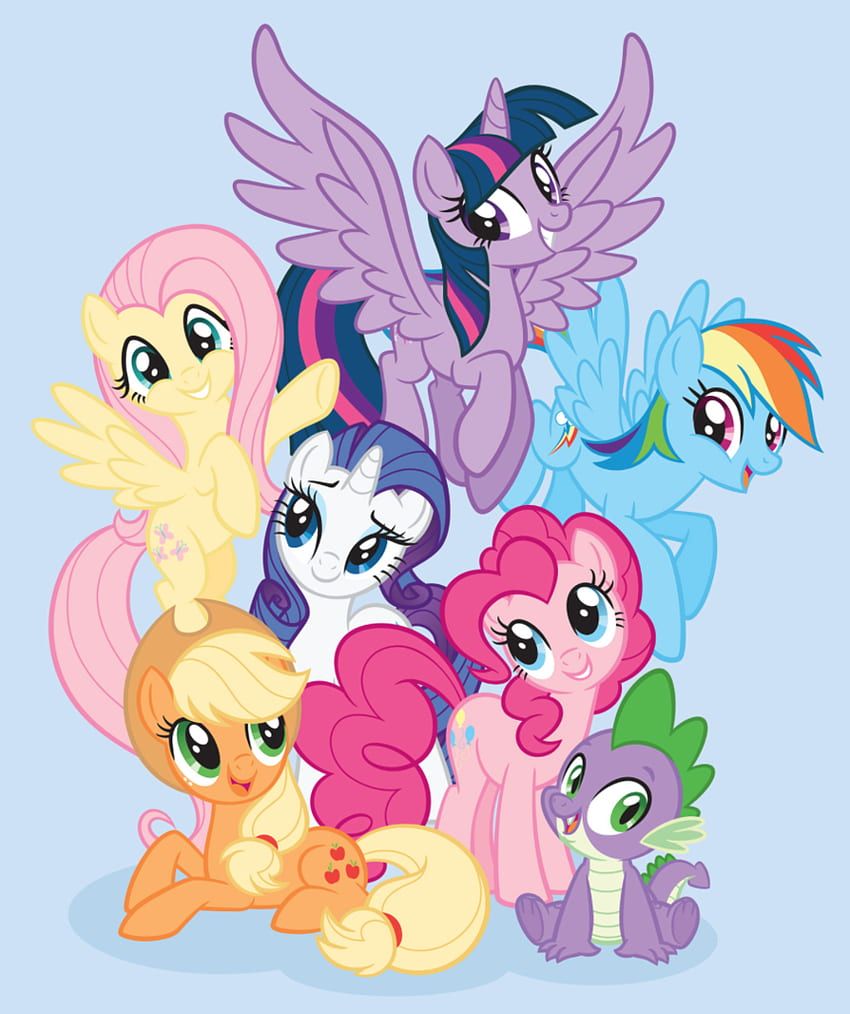 850x1014 Alicorn, applejack, fluttershy, mane seven, mane six, official, pinkie pie, rai. My little pony unicorn, My little pony poster, My little pony twilight HD phone wallpaper