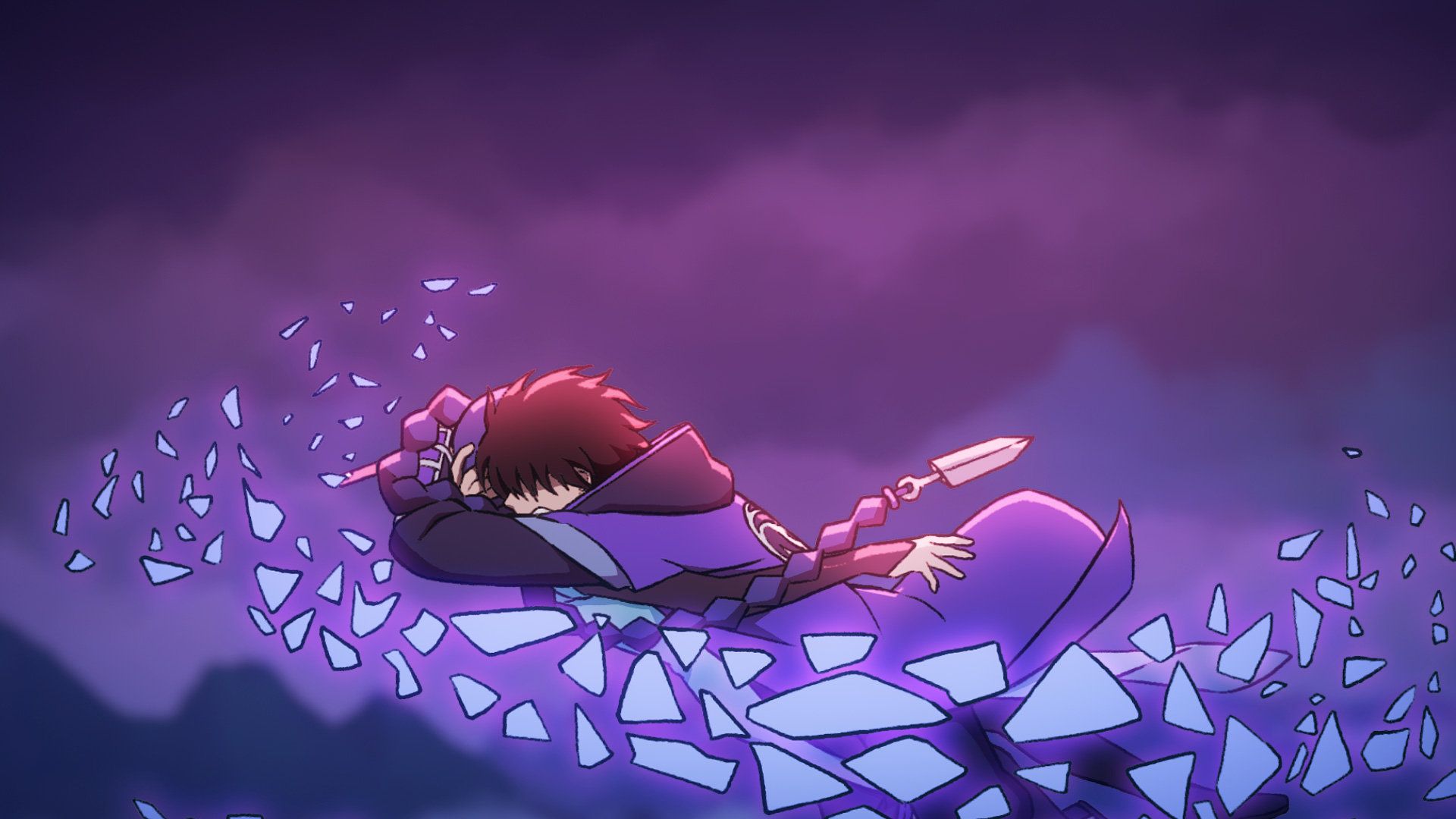 1920x1080 Scissor Seven Anime HD Wallpaper: Shattered Shadows in Motion