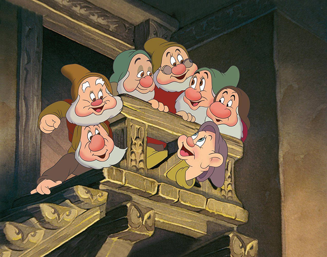 1272x1000 Download Dopey And The Six Dwarfs Wallpaper