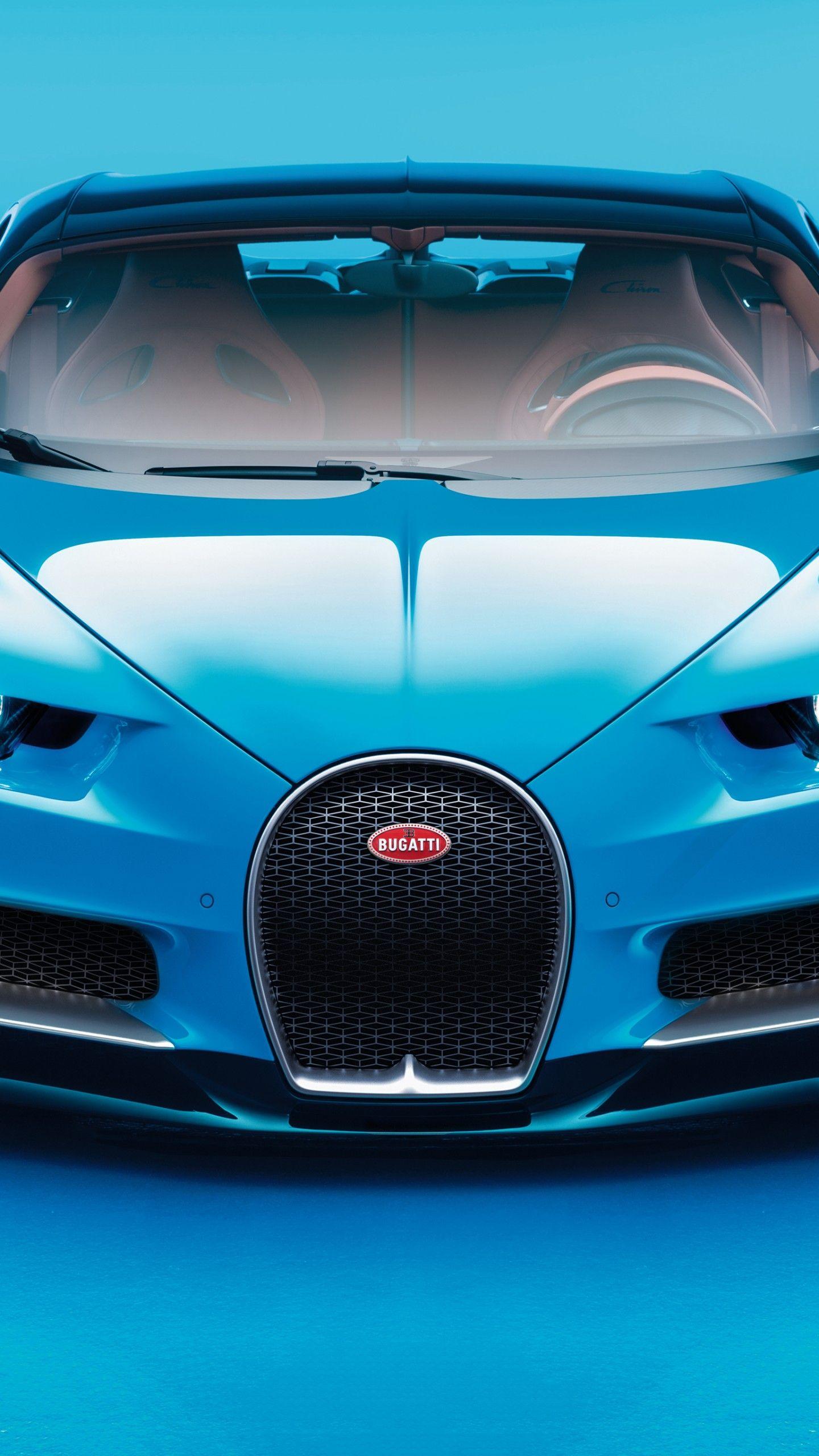 1440x2560 Wallpaper Bugatti Chiron, Geneva Auto Show hypercar, blue, Cars & Bikes
