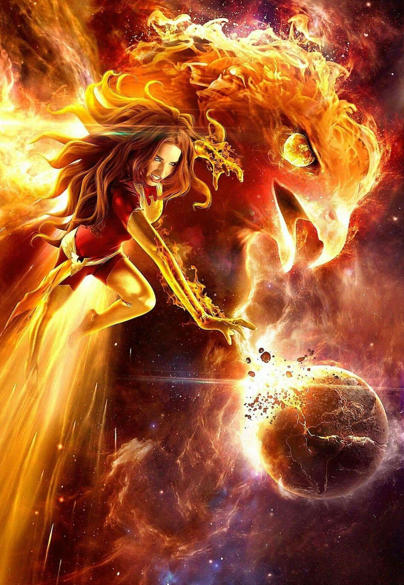 1352x1958 Dark Phoenix Jean Grey Wallpaper
