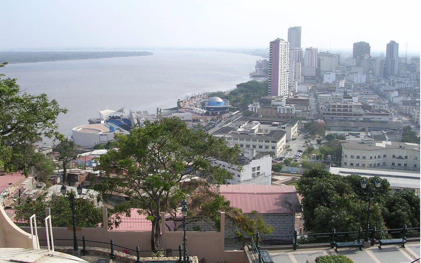 1680x1050 Free download River Guayas in Santa AnaCAUSA city wallpaper