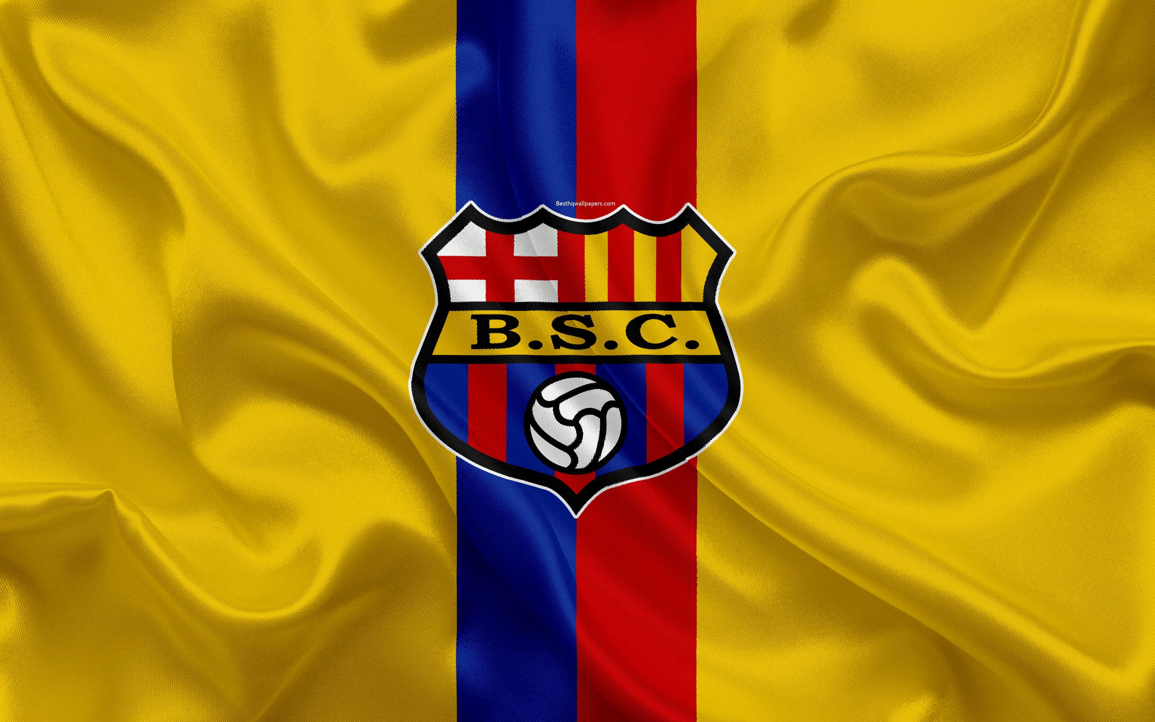 3840x2400 Download wallpaper Barcelona SC, 4k, Ecuadorian football club