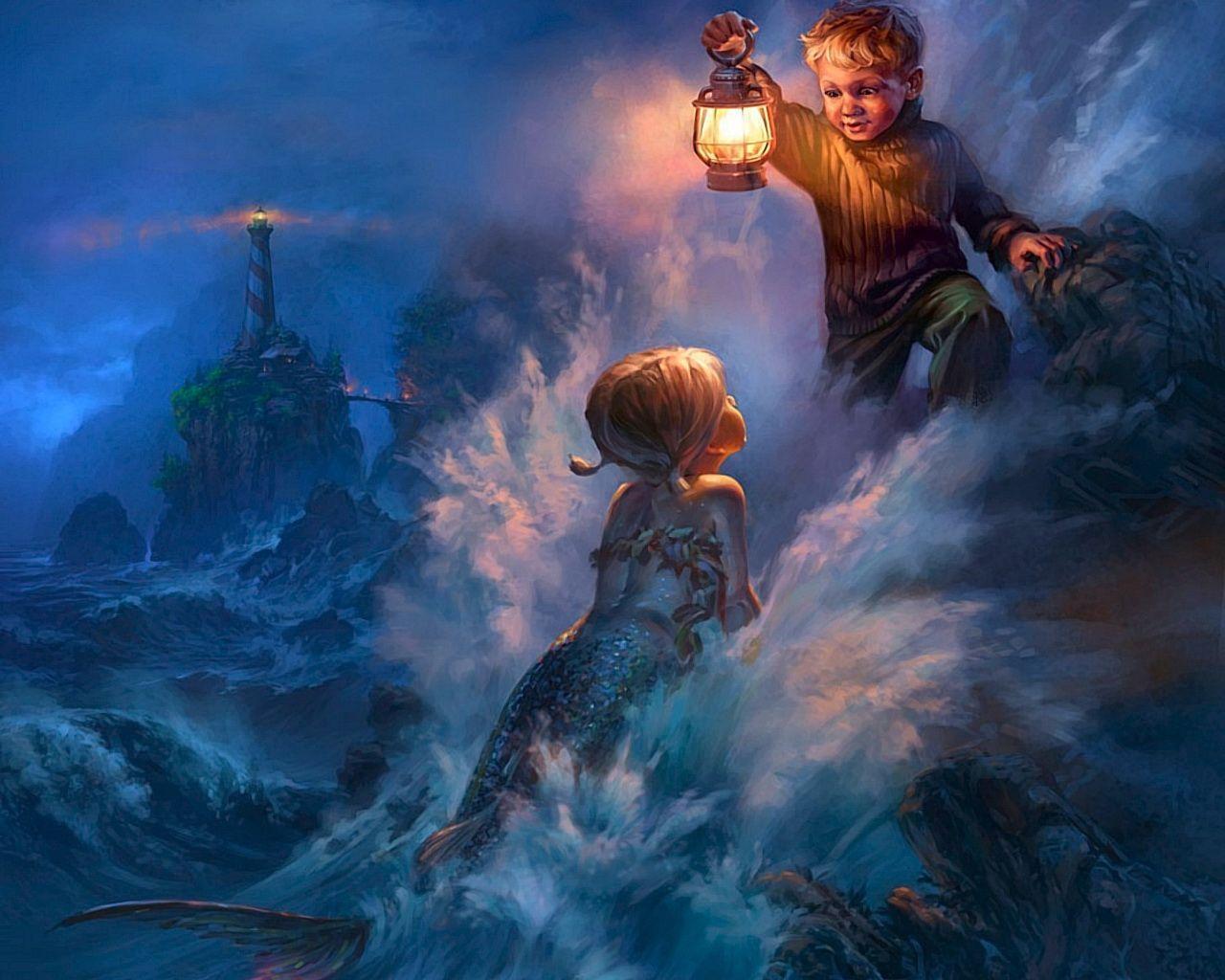 1280x1024 Real Mermaid Wallpaper
