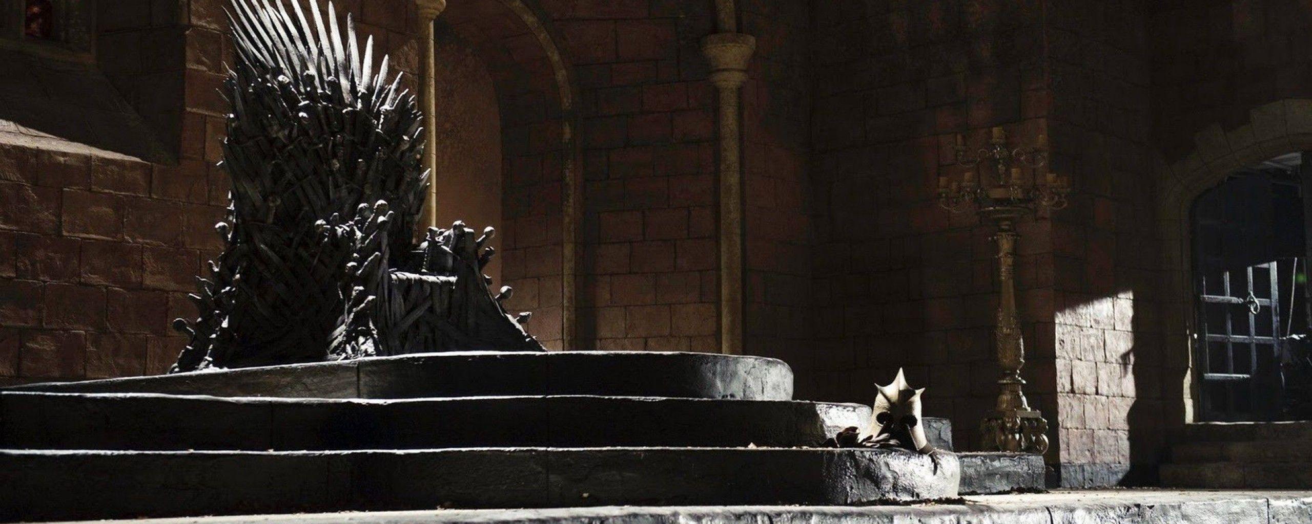 2560x1024 Game Of Thrones Iron Throne Scene