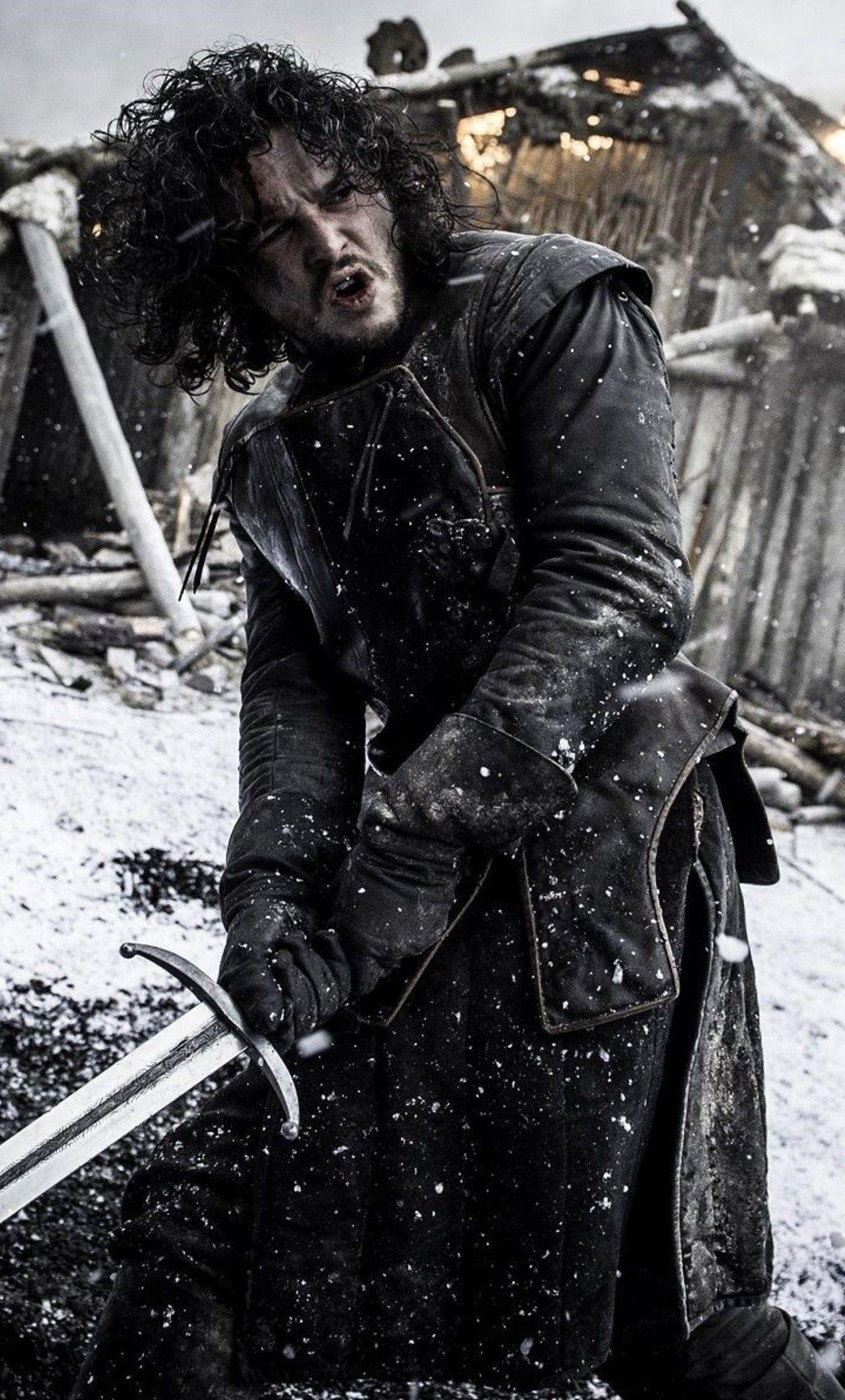 1280x2120 Warden Of The North Jon Snow iPhone HD 4k Wallpaper