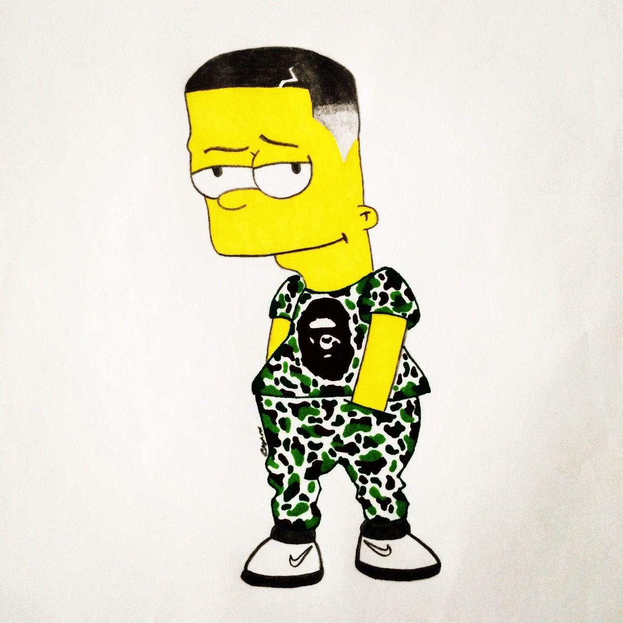 Download The Simpsons Wallpaper With Gucci Wallpaper