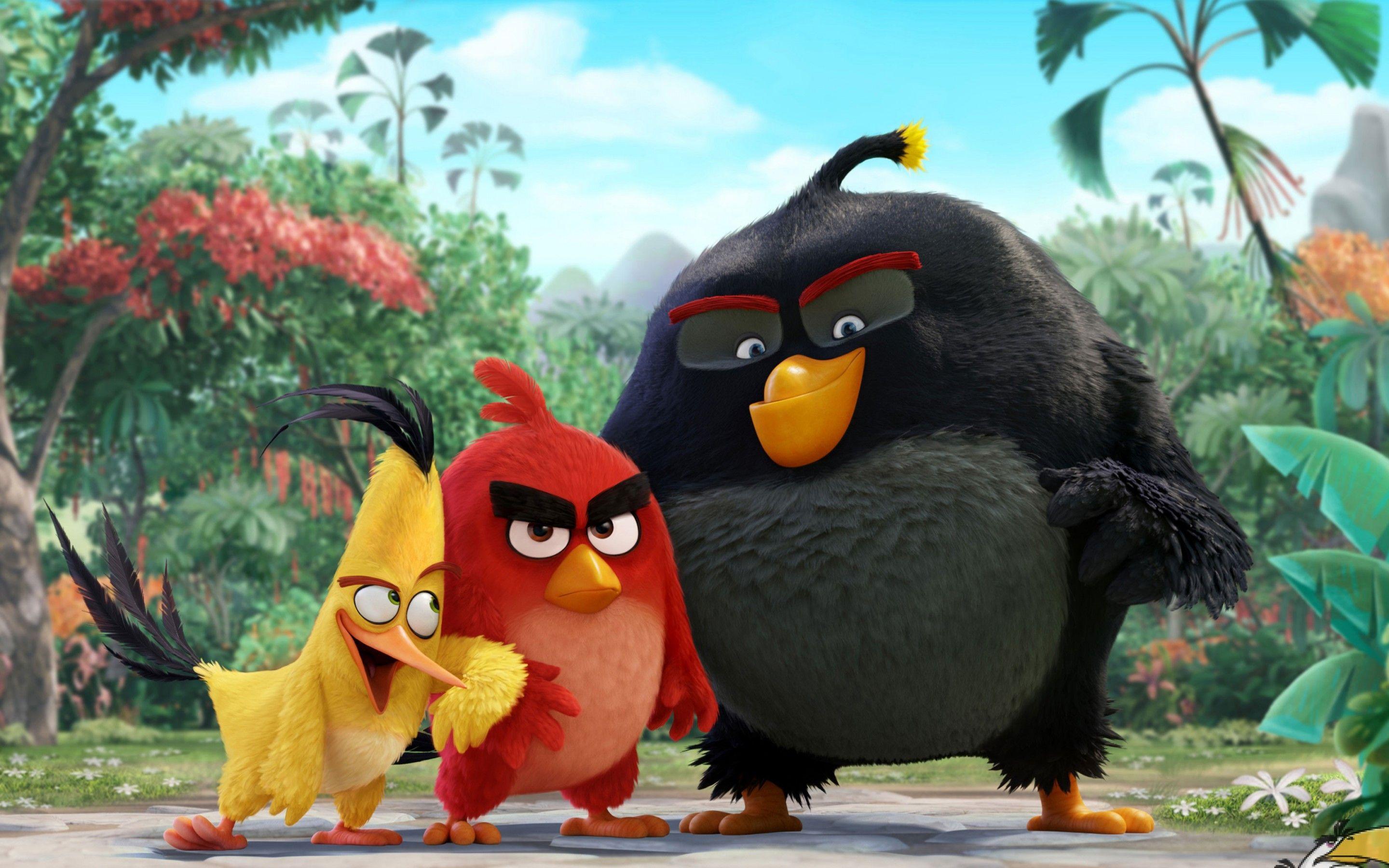 2880x1800 Wallpaper Chuck, Red, Bomb, Angry Birds, 4K, Movies
