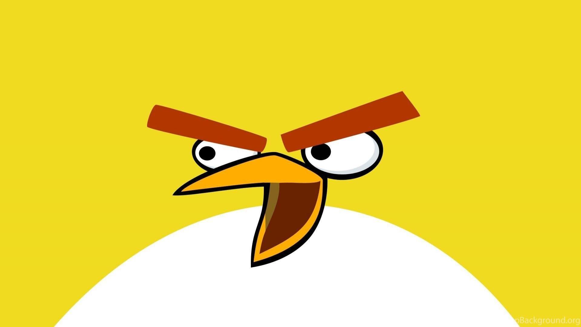 yellow angry bird wallpaper