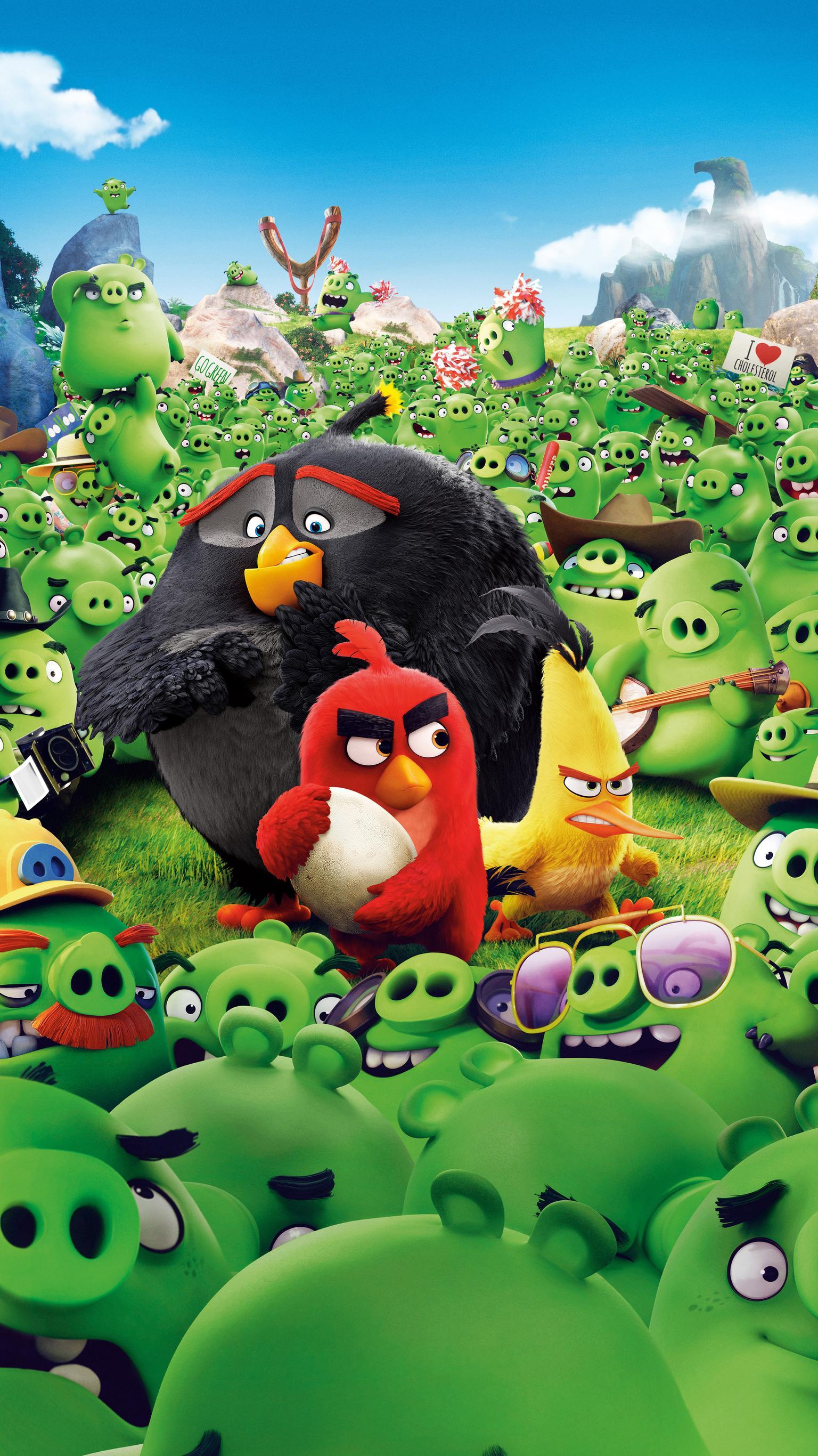 1536x2732 The Angry Birds Movie (2016) Phone Wallpaper