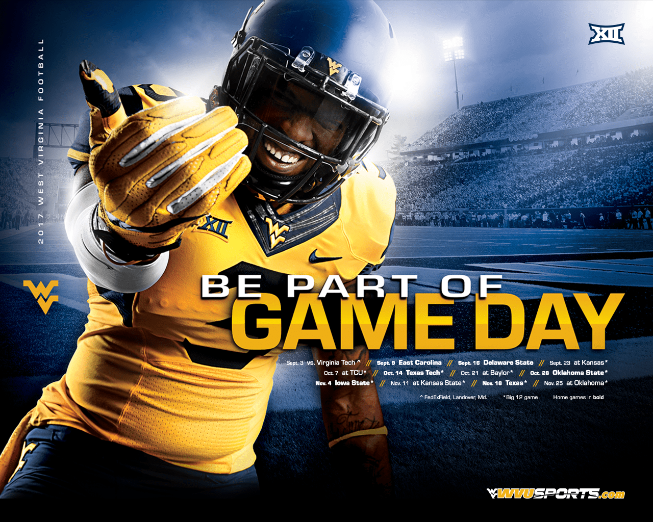 1280x1024 Football Schedule Poster Released Virginia University