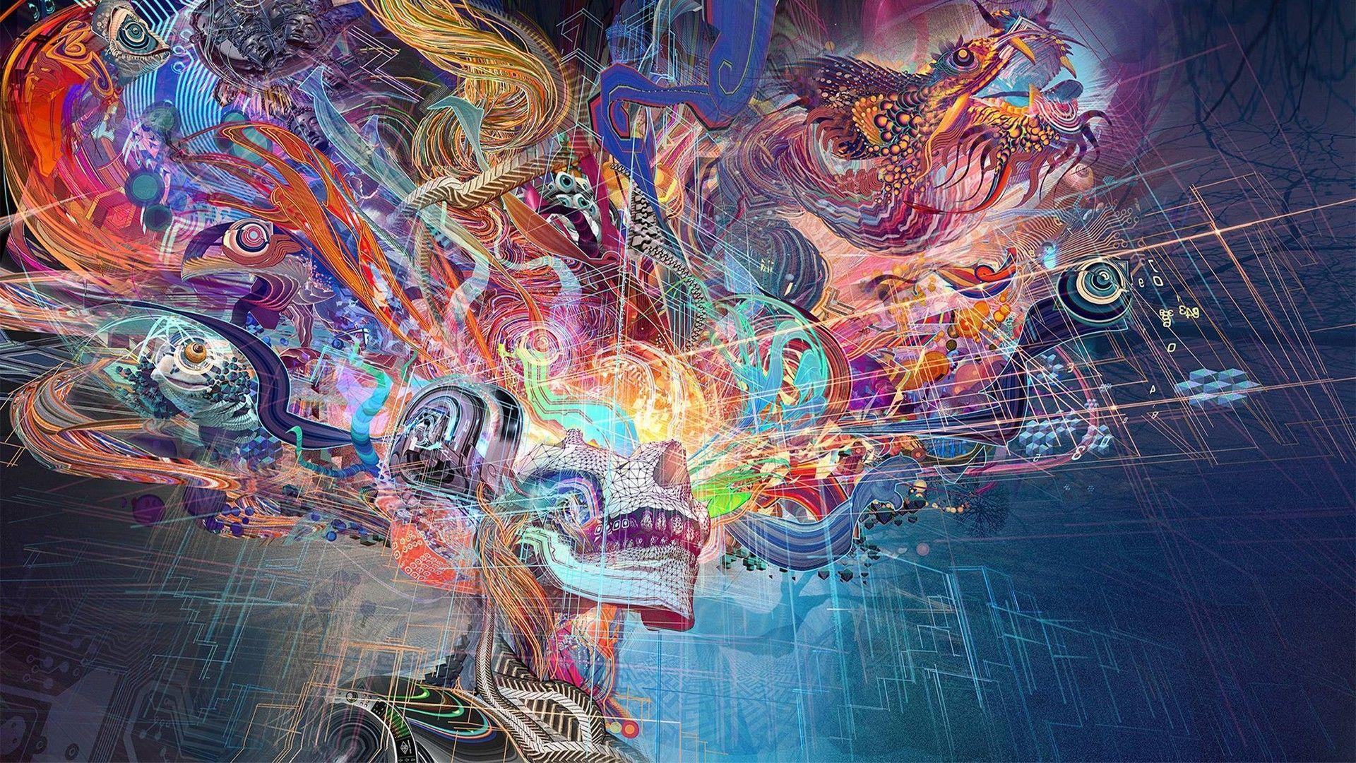1920x1080 Colorful Dragon Wallpaper