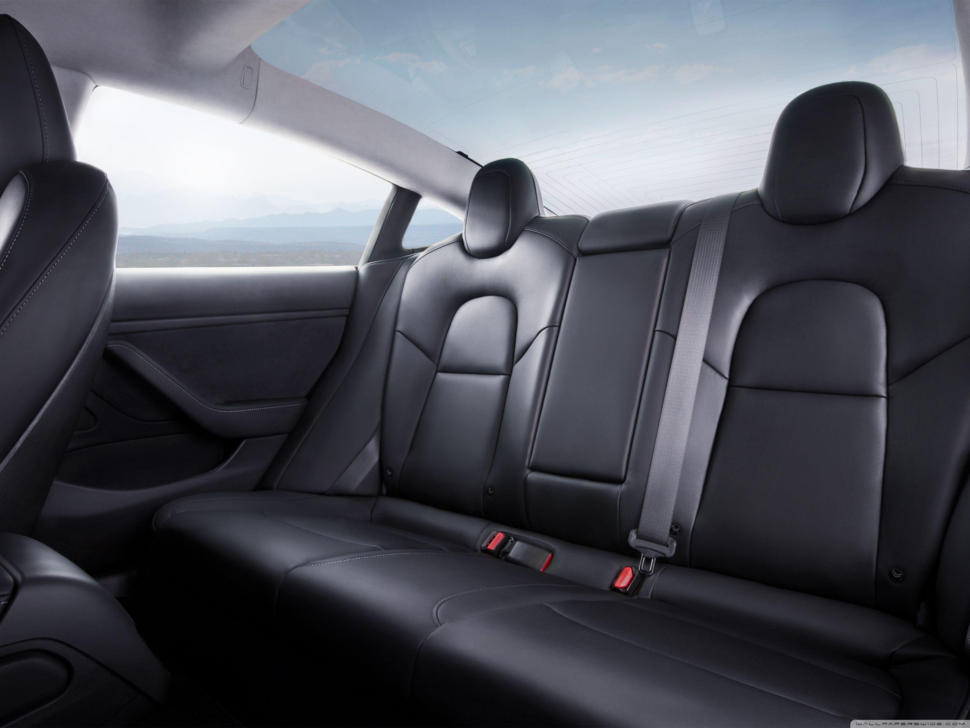 3200x2400 Tesla Model 3 Electric Car Rear Seat Ultra HD Desktop