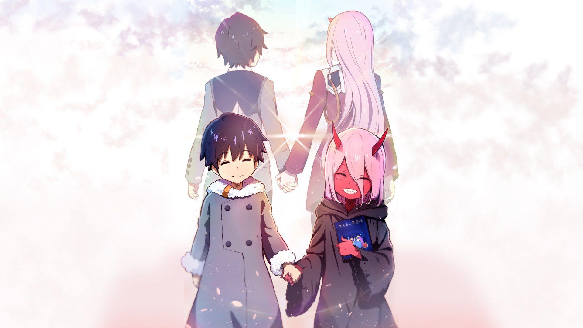 Hiro And Zero Two Wallpapers Top Free Hiro And Zero Two Backgrounds Wallpaperaccess