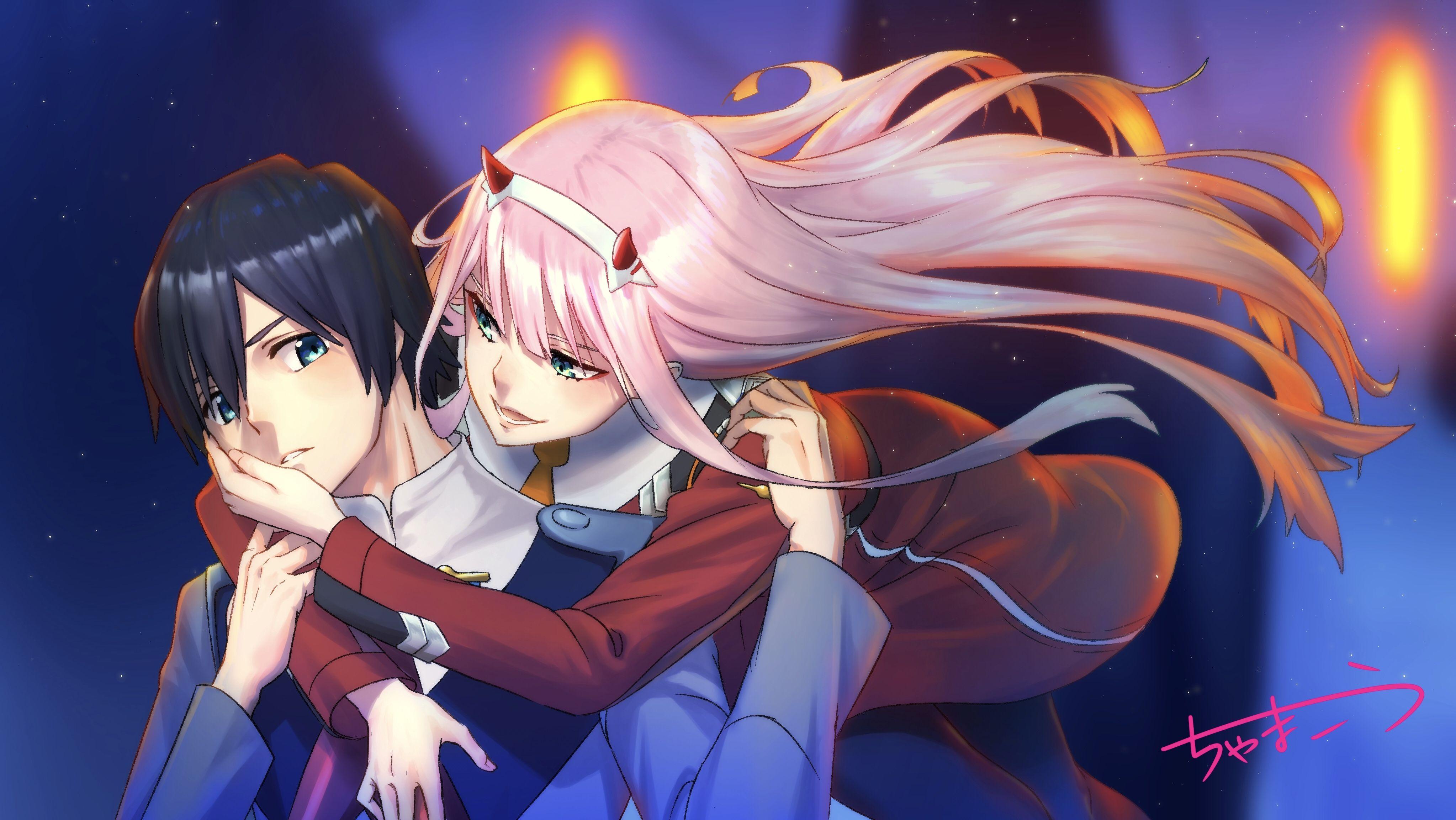 4093x2304 Zero Two, Hiro 4k Ultra HD Wallpaper