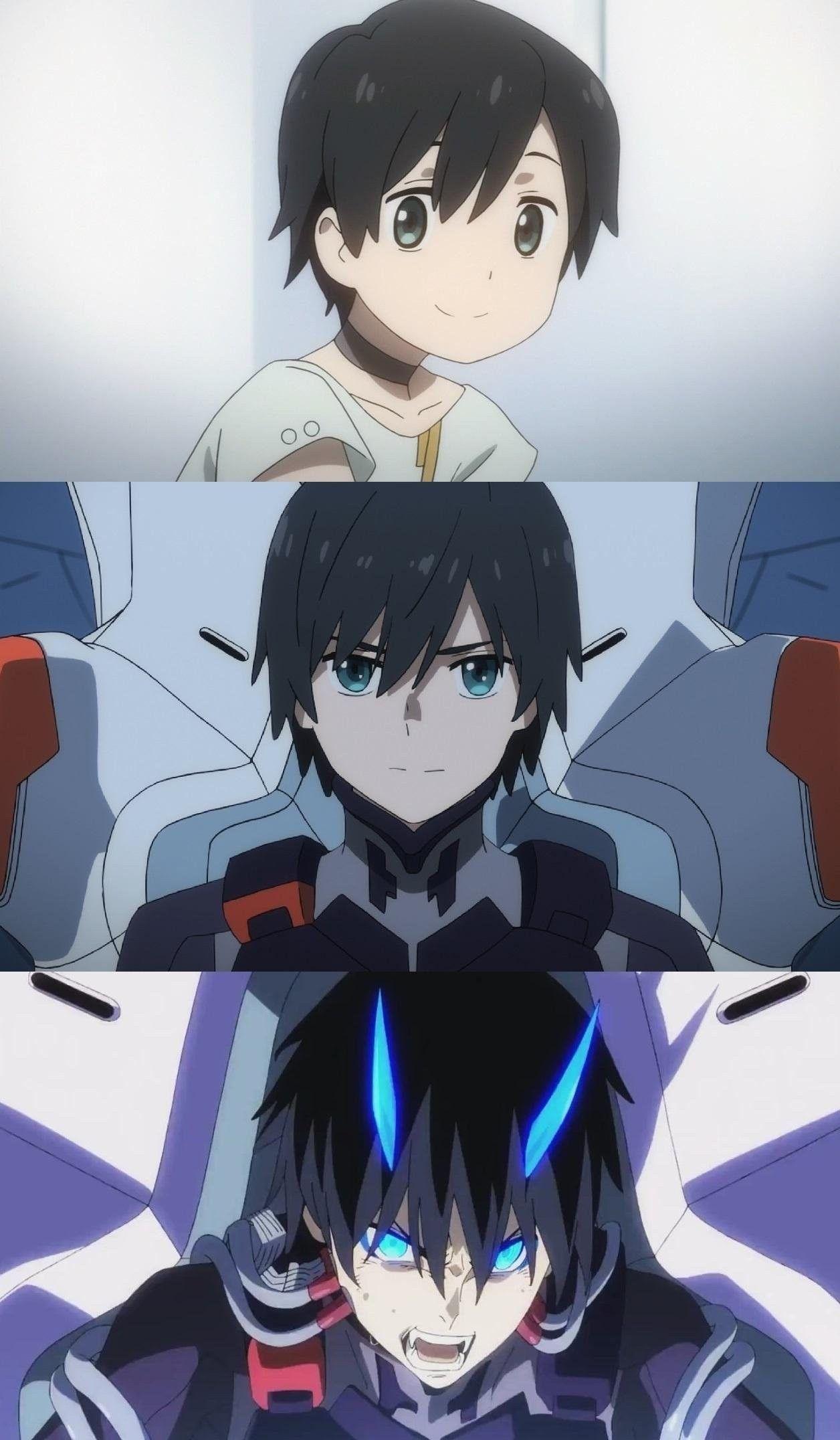 1256x2152 Hiro evolution.. Darling in the FRANXX #anime