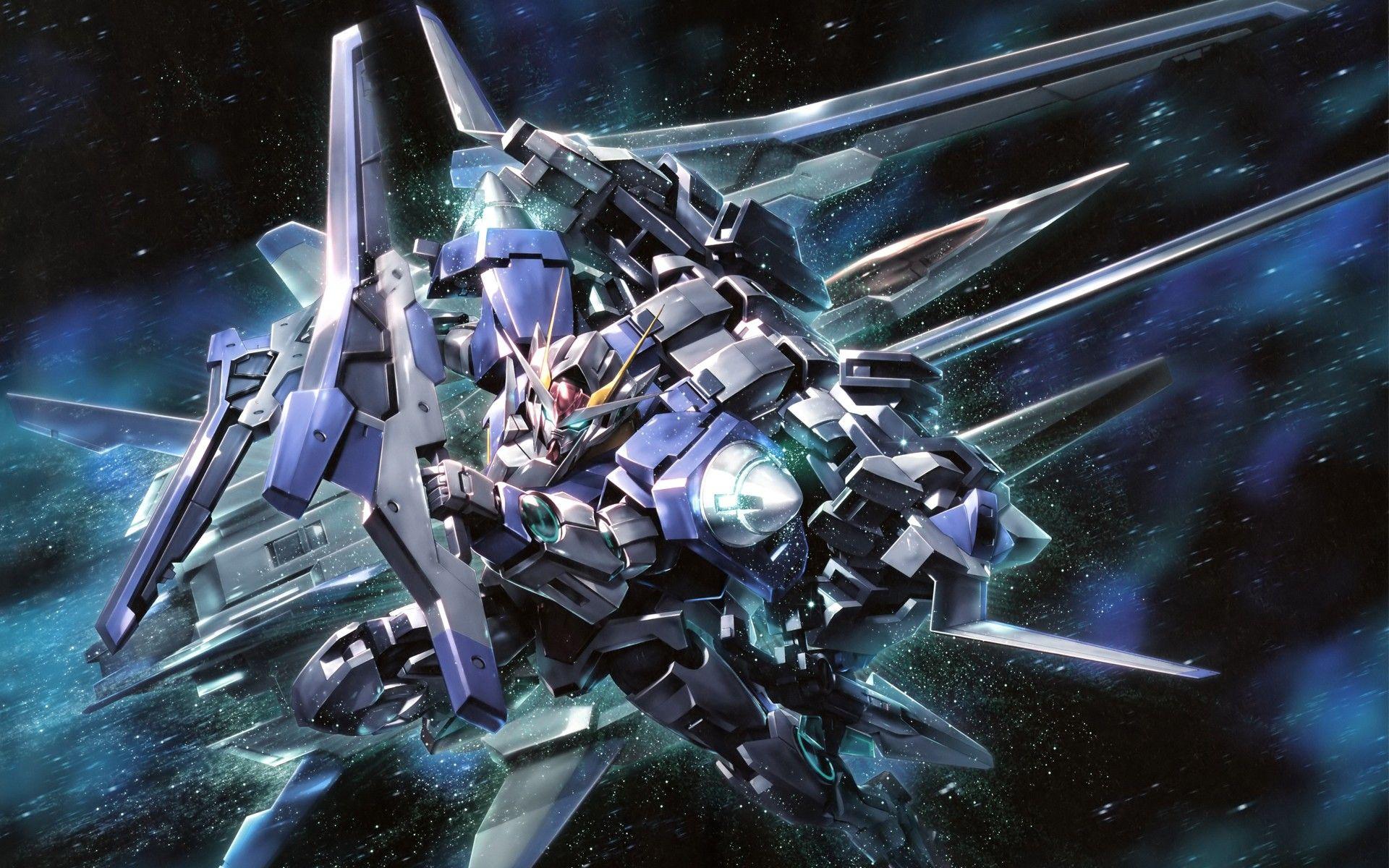 1920x1200 outer space, Gundam, robots, futuristic, Mecha, anime, Mobile Suit