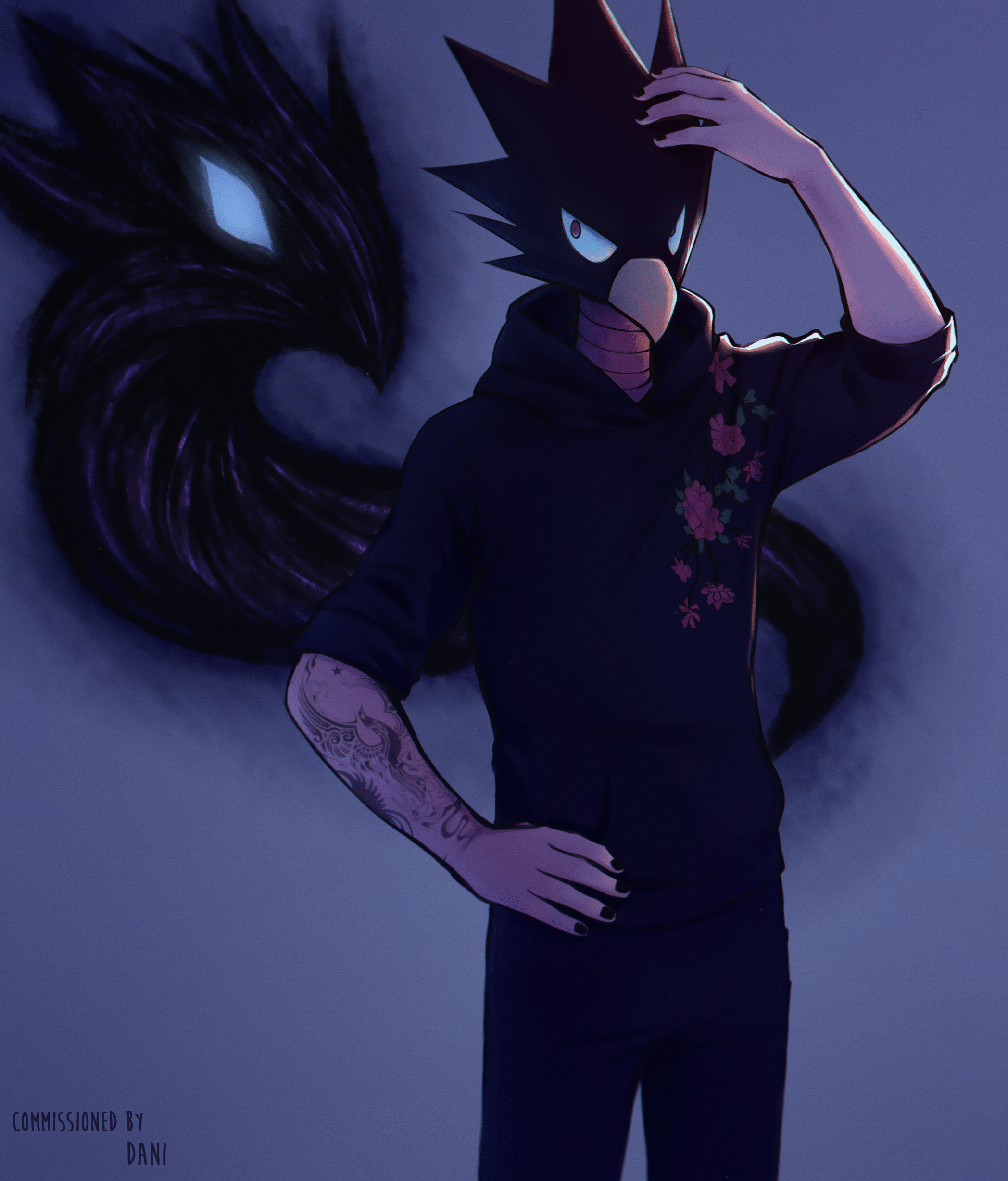 2096x2456 Tokoyami Fumikage no Hero Academia Anime Image Board