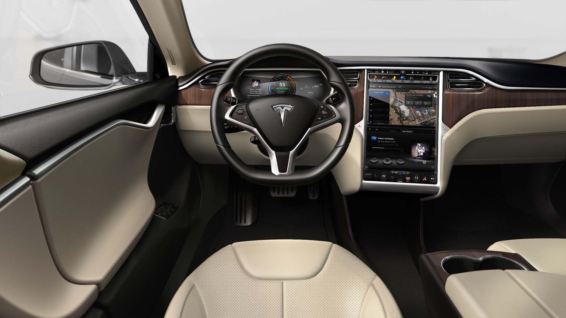 1920x1080 Tesla Model S, X to receive spartan Model 3 interior design