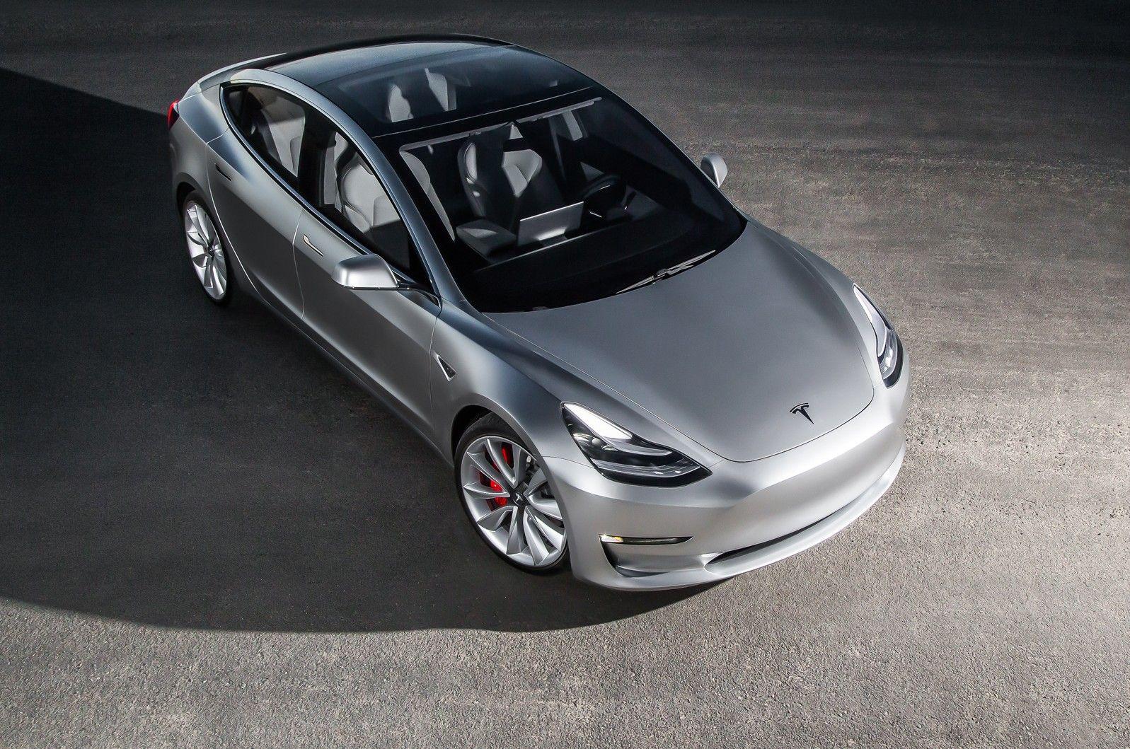 1597x1059 Tesla Model 3 top roof view full HD wide wallpaper