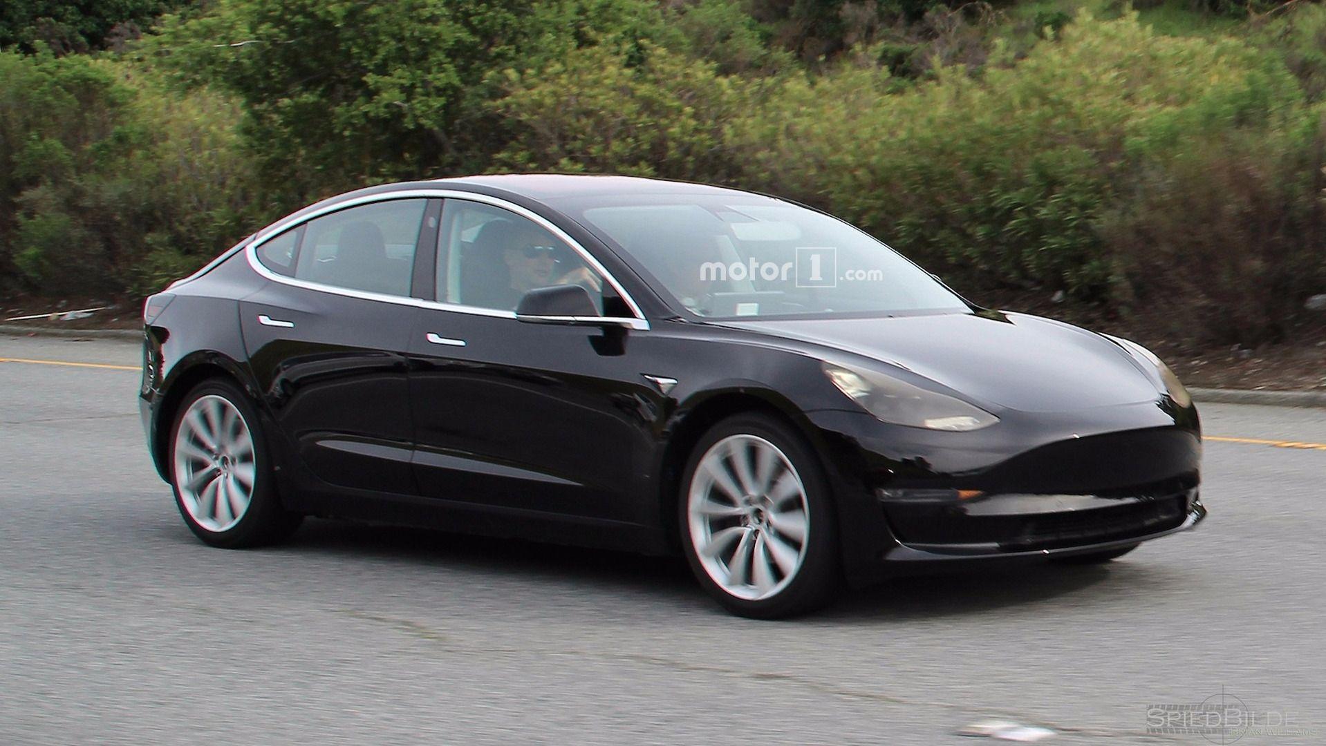 1918x1080 Tesla Model 3 Caught Completely Undisguised, Showing Interior