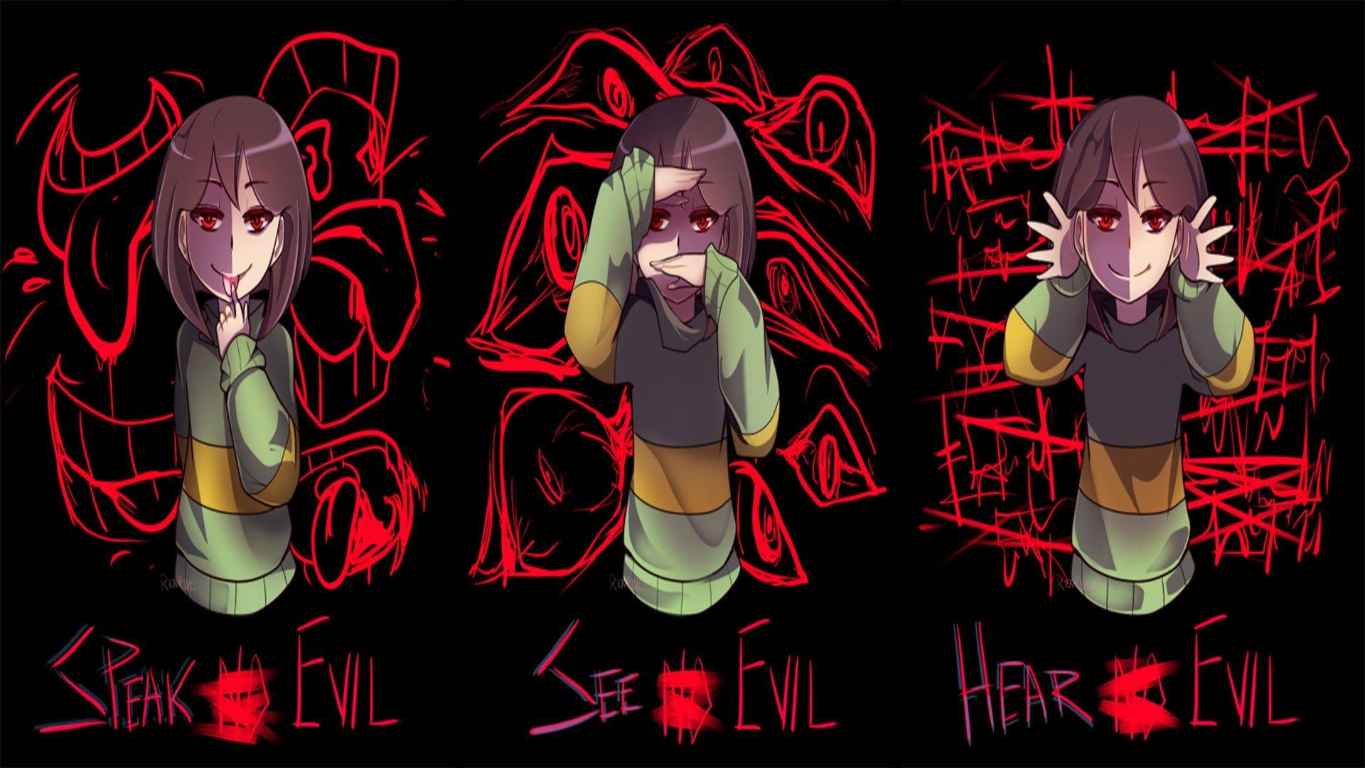 1920x1080 Chara Undertale Wallpaper