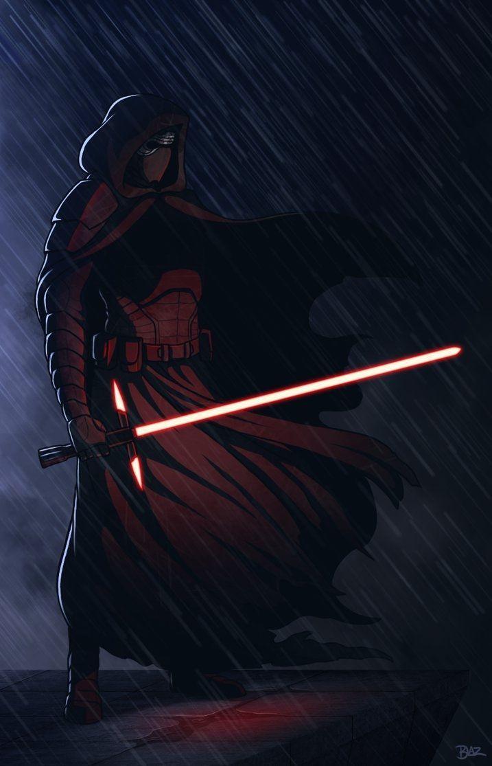 717x1115 Kylo Ren by Blazbaros #DigitalArt #DrawingsPaintings #SciFi