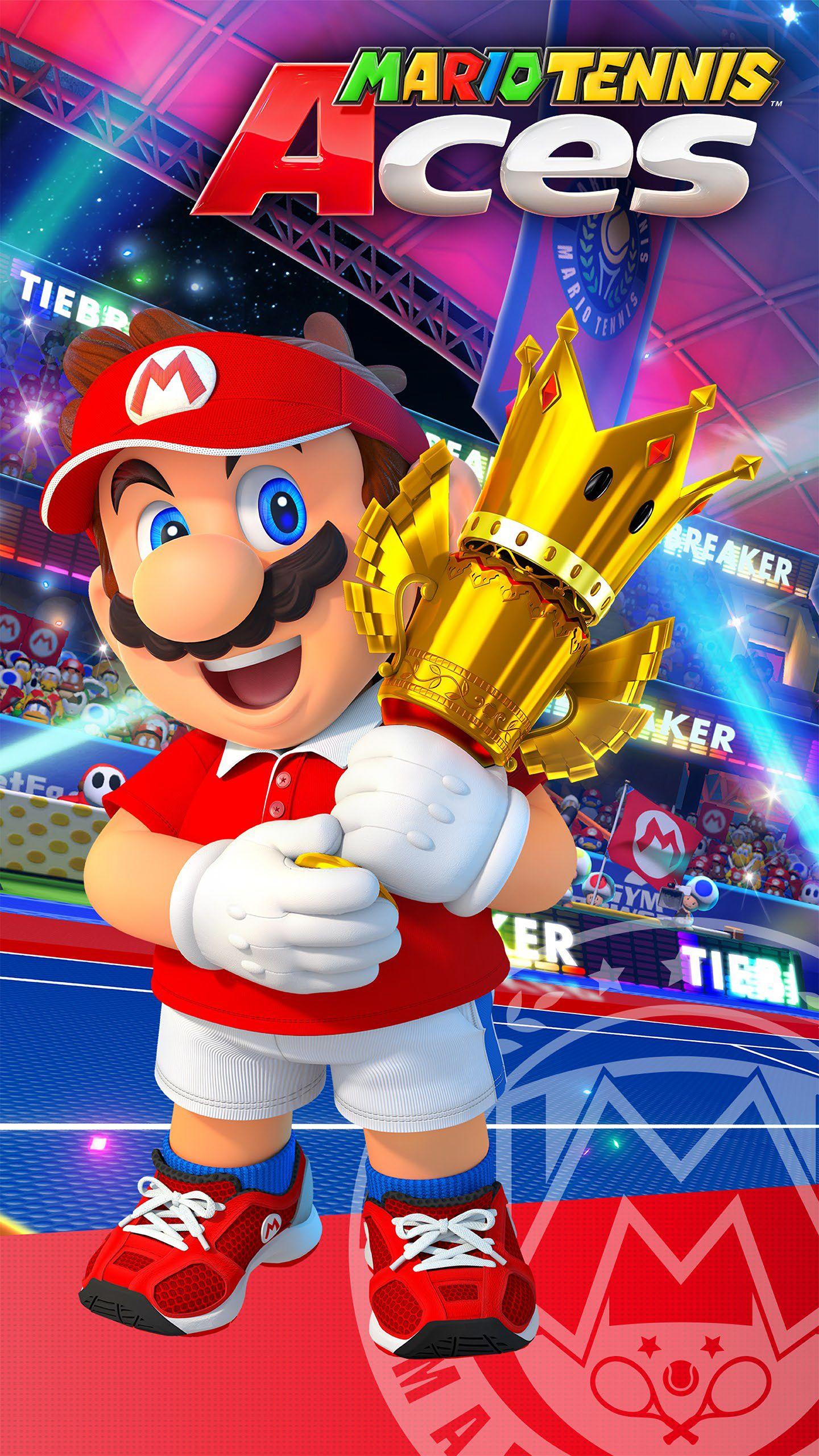 1440x2560 Video Game Mario Tennis Aces (1440x2560) Wallpaper