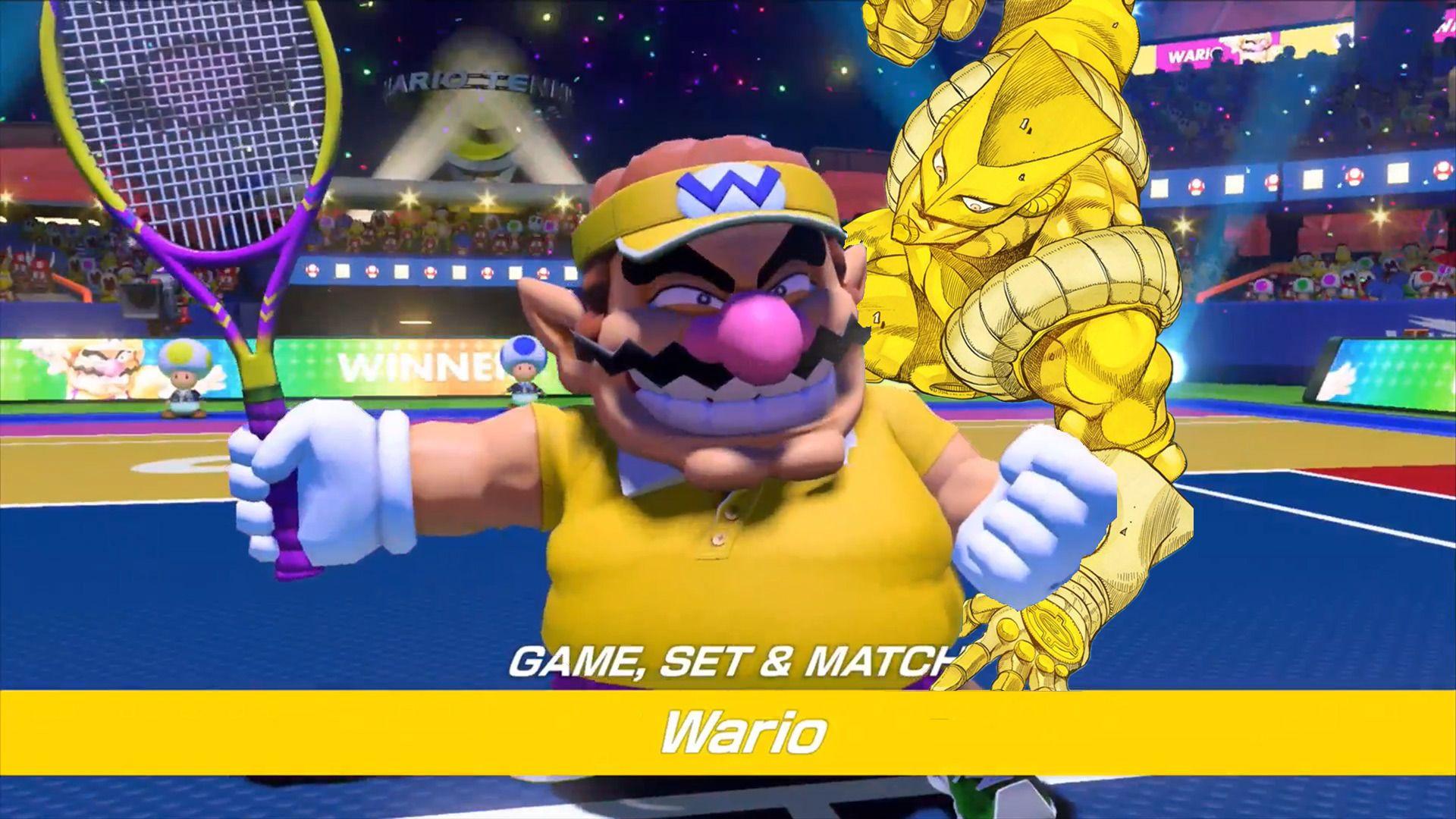 1920x1080 Ri Winne In Game Set & Match Wario Mario Tennis Aces
