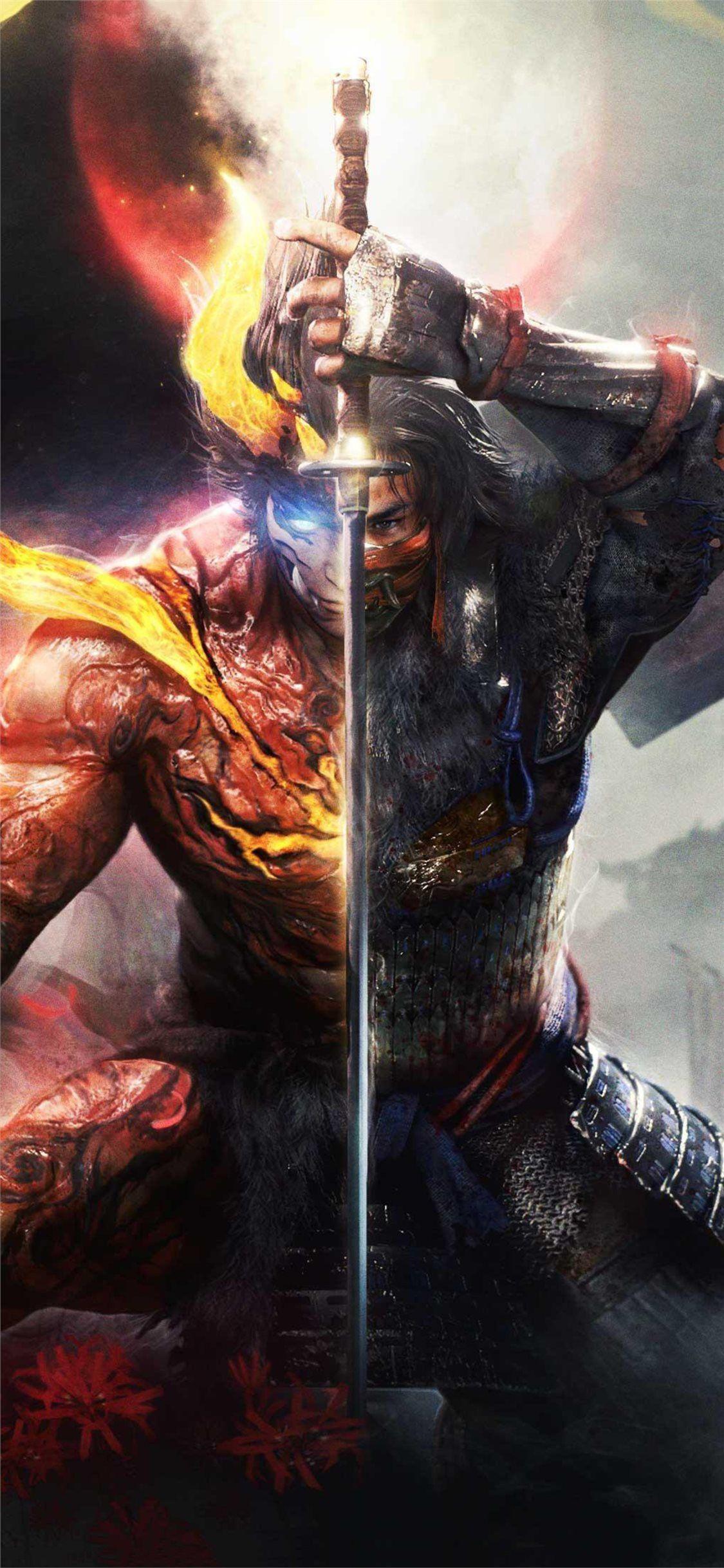 1125x2436 Nioh 2 Wallpaper